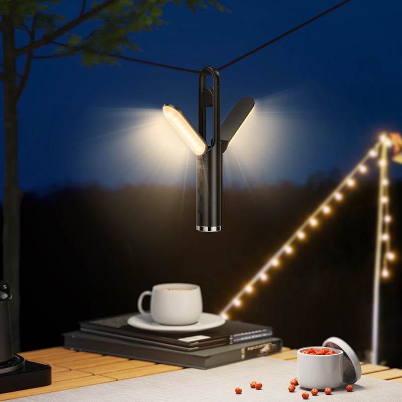 Lampara Linterna Recargable Colgante Hoco Hx13 Negro – imagen 3