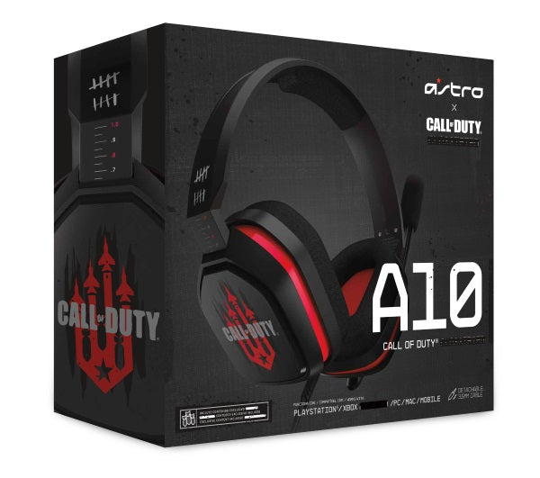 Audífonos Gamer Astro Logitech A10 Call Of Duty Pc Ps4 Xbox Negro Fijo – imagen 3