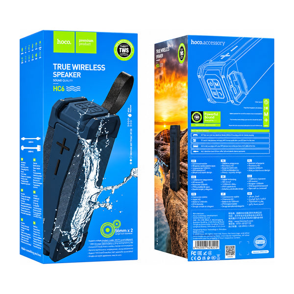 Parlante Inalámbrico Bluetooth Hoco HC6 Magic Sports 20W TWS IPX5