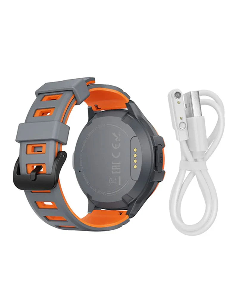 Reloj Smartwatch Para Niños Camara Sos Gps Hoco Y107 4g Naranjo – imagen 2