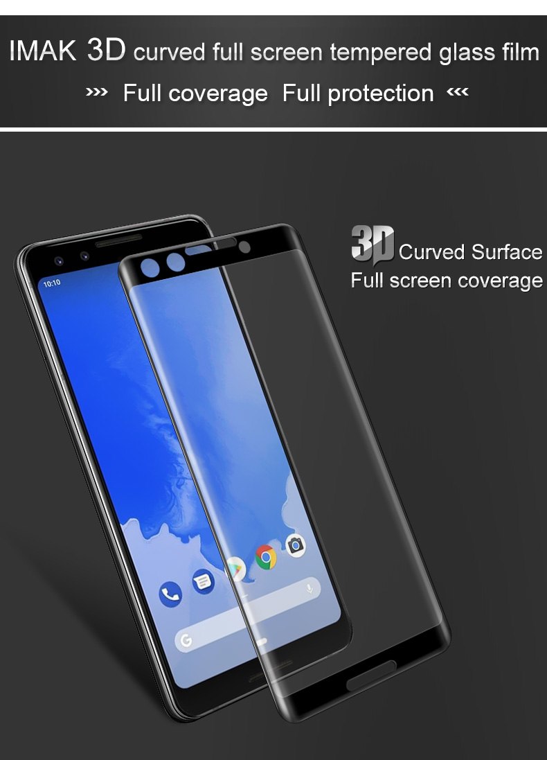 Google Pixel 3 Mica 3D Curva Full Vidrio Templado Imak – imagen 2