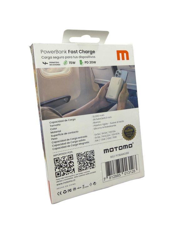 Powerbank Motomo MagSafe 10000mAh - detalle