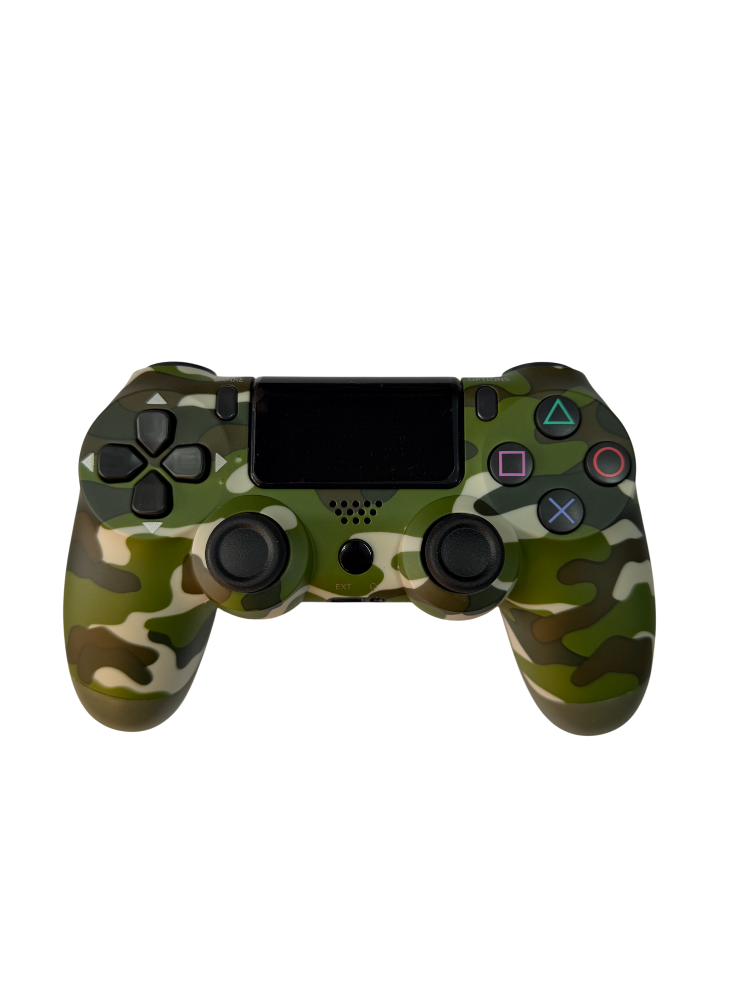Control Joystick Inalámbrico Ps4 Doubleshock Camuflado Verde