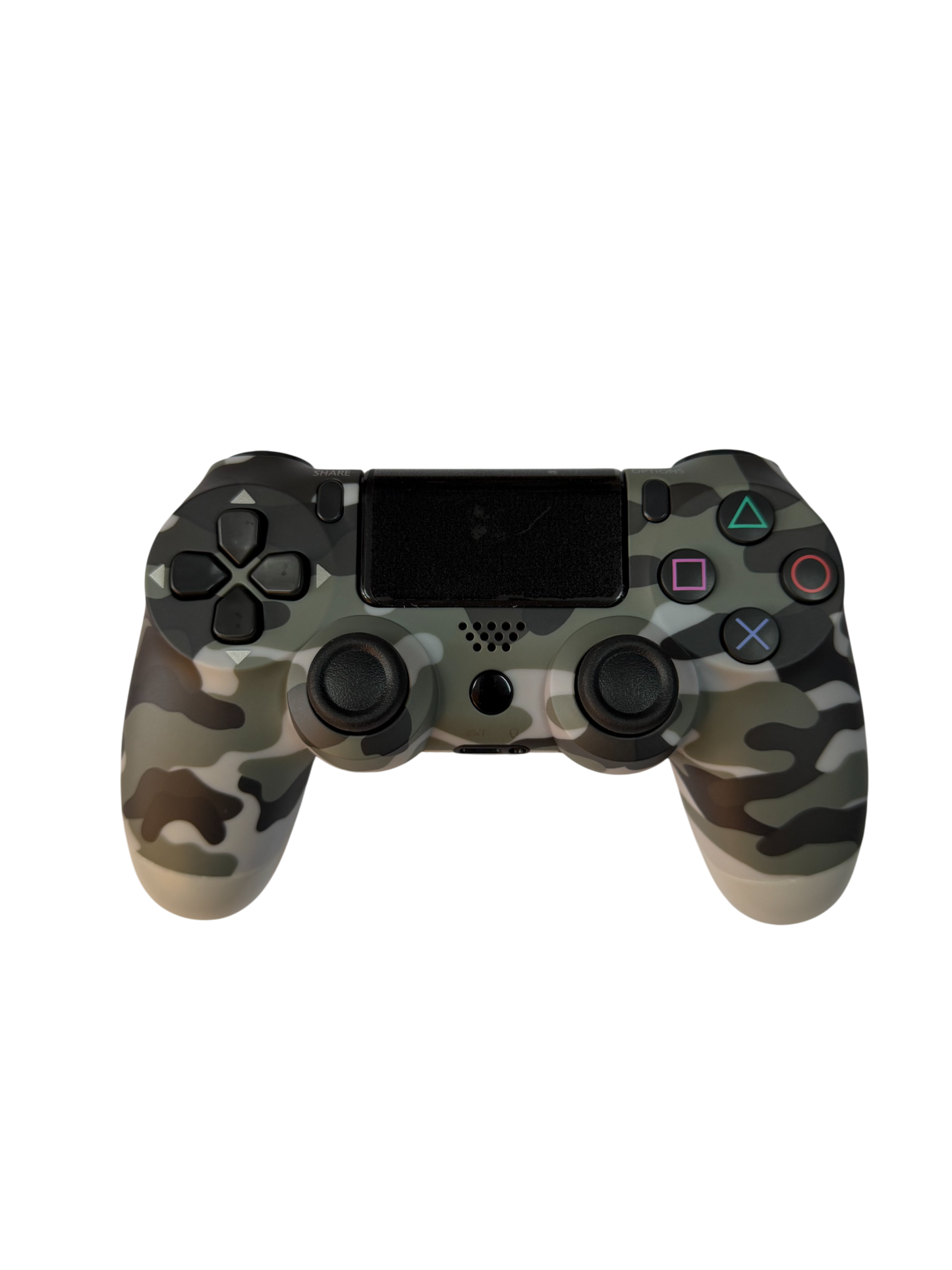 Control Joystick Inalámbrico Ps4 Doubleshock Camuflado Gris