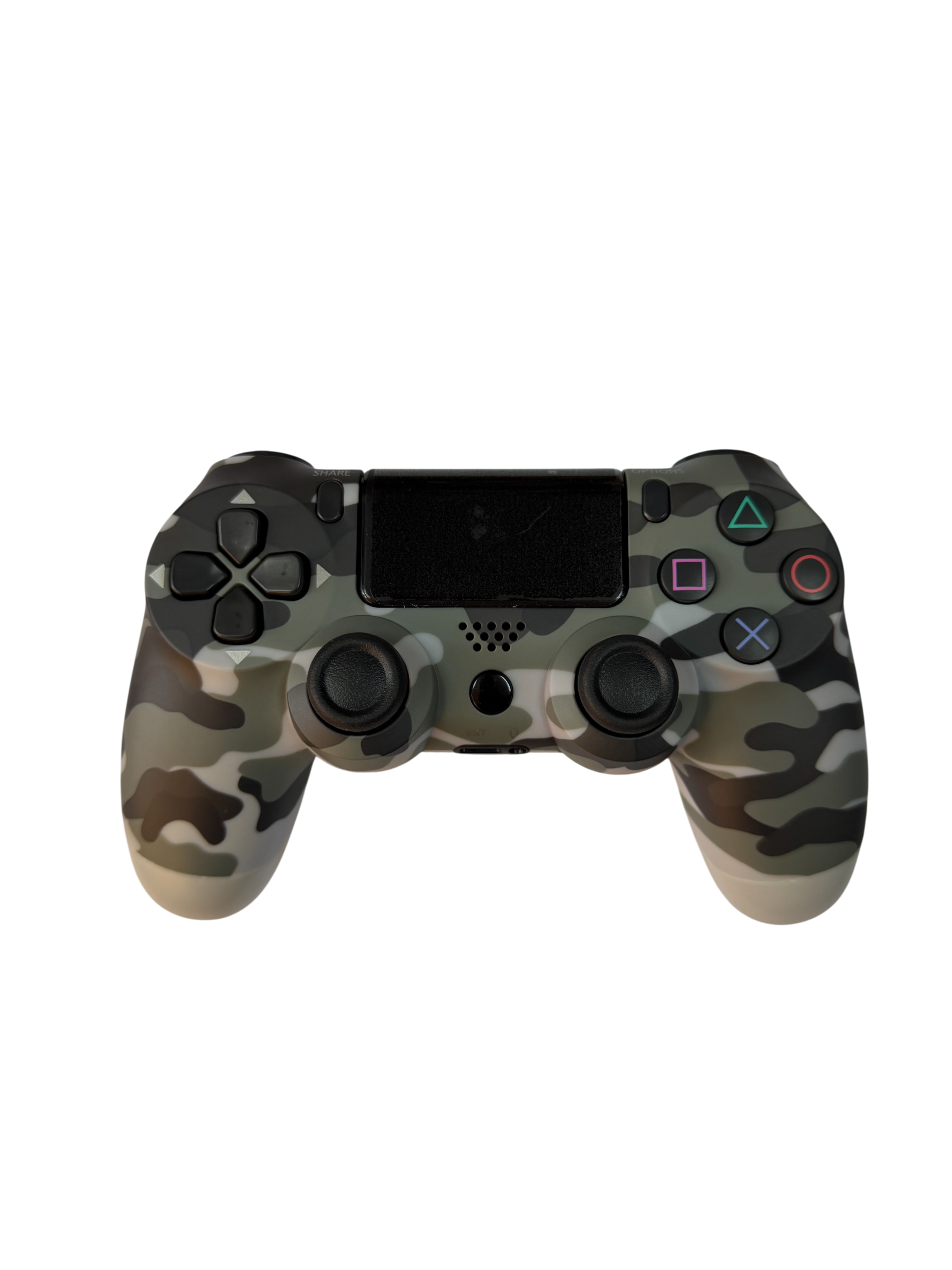 Control Joystick Inalámbrico Ps4 Doubleshock Camuflado Gris