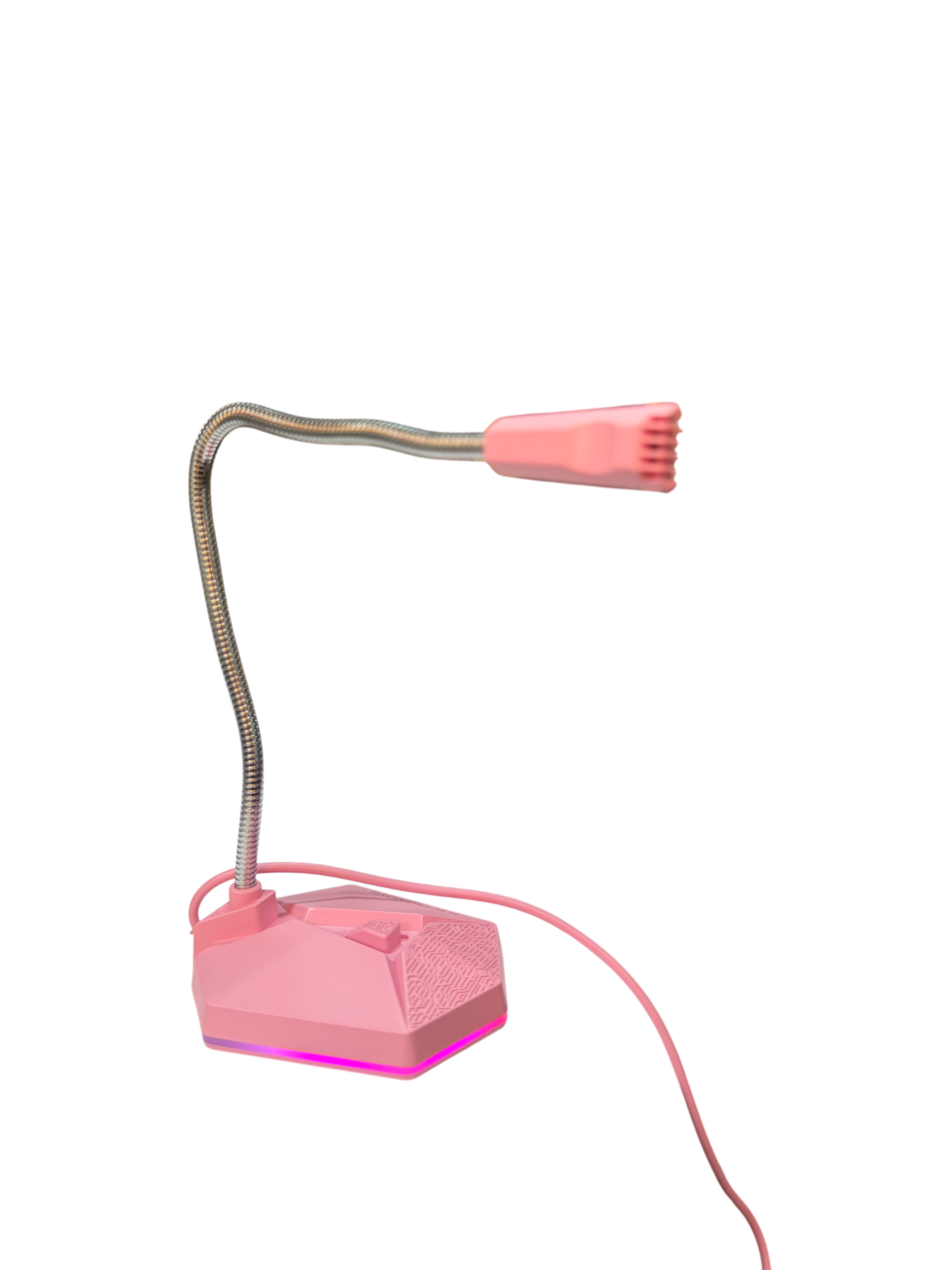 Micrófono Gamer Condensador Omnidireccional Usb Rgb Rosado – imagen 4