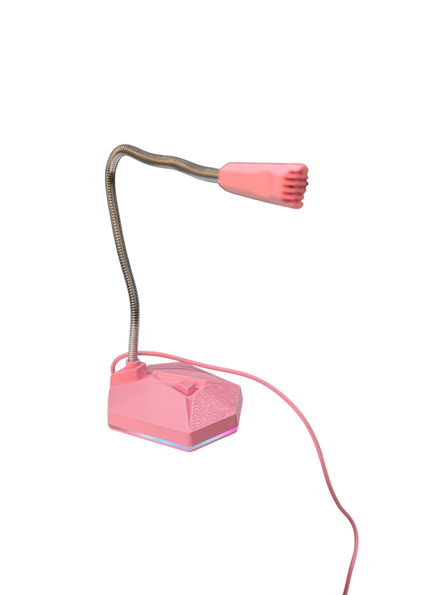 Micrófono Gamer Condensador Omnidireccional Usb Rgb Rosado – imagen 5