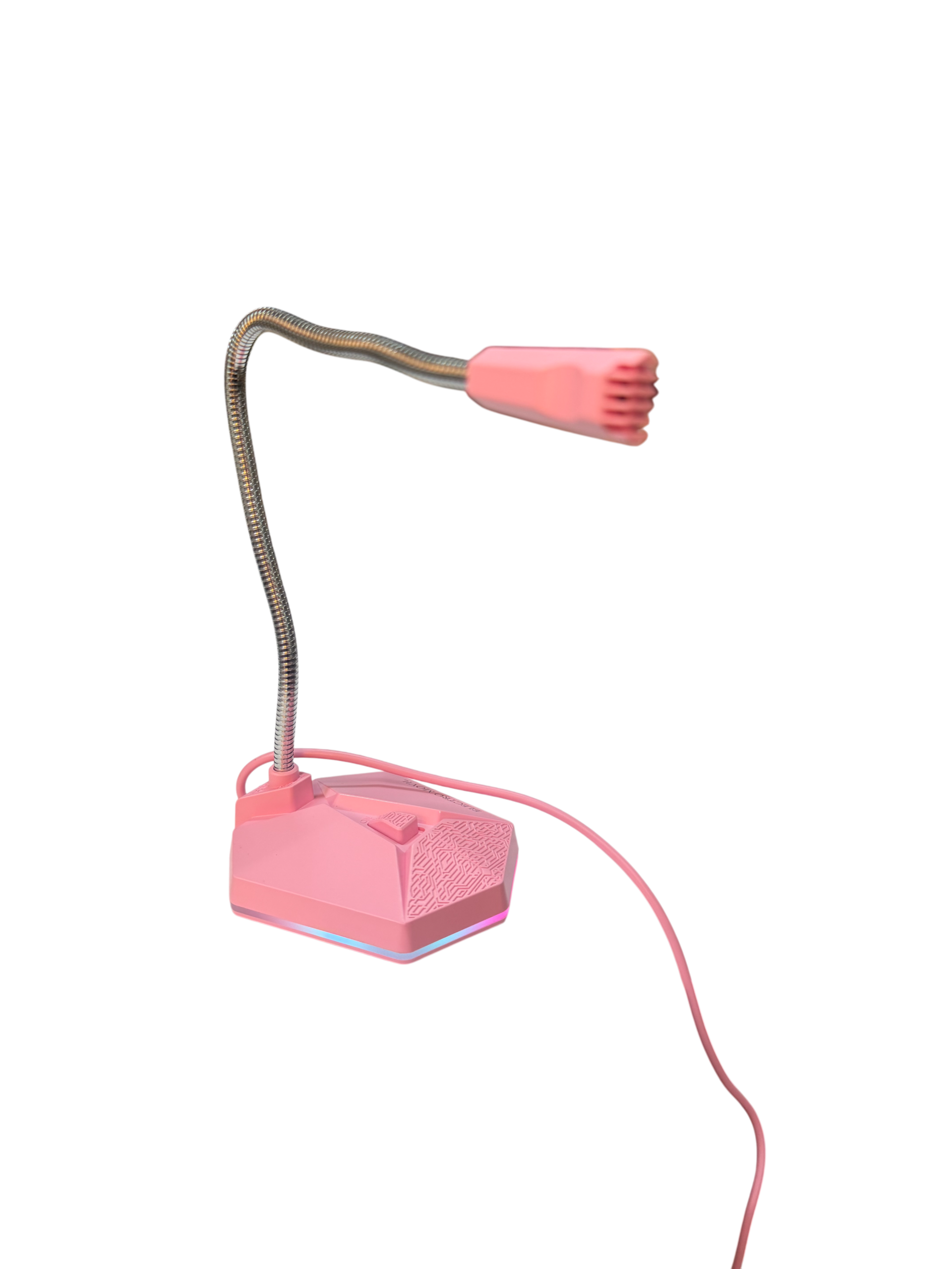 Micrófono Gamer Condensador Omnidireccional Usb Rgb Rosado – imagen 5