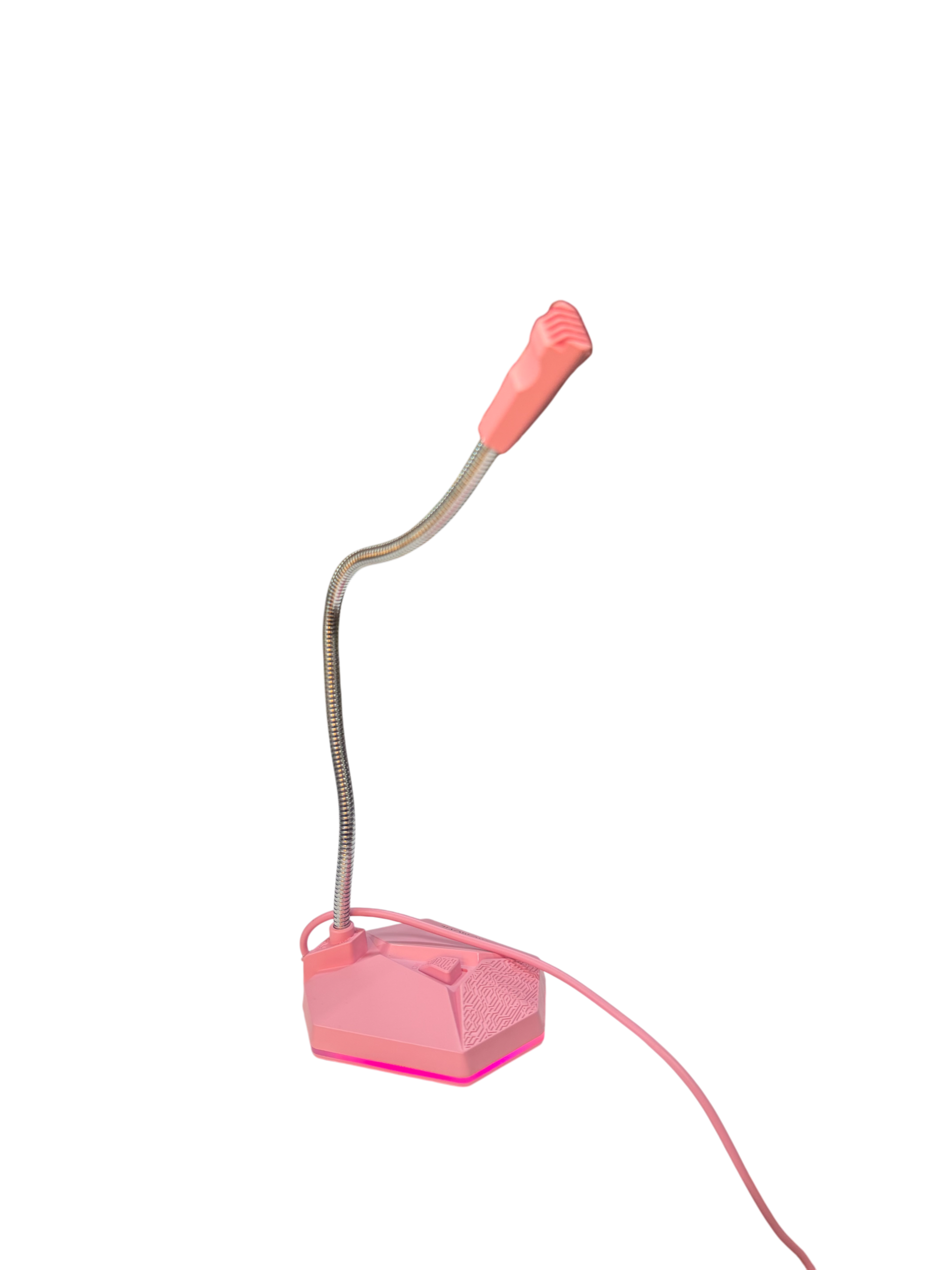 Micrófono Gamer Condensador Omnidireccional Usb Rgb Rosado – imagen 11