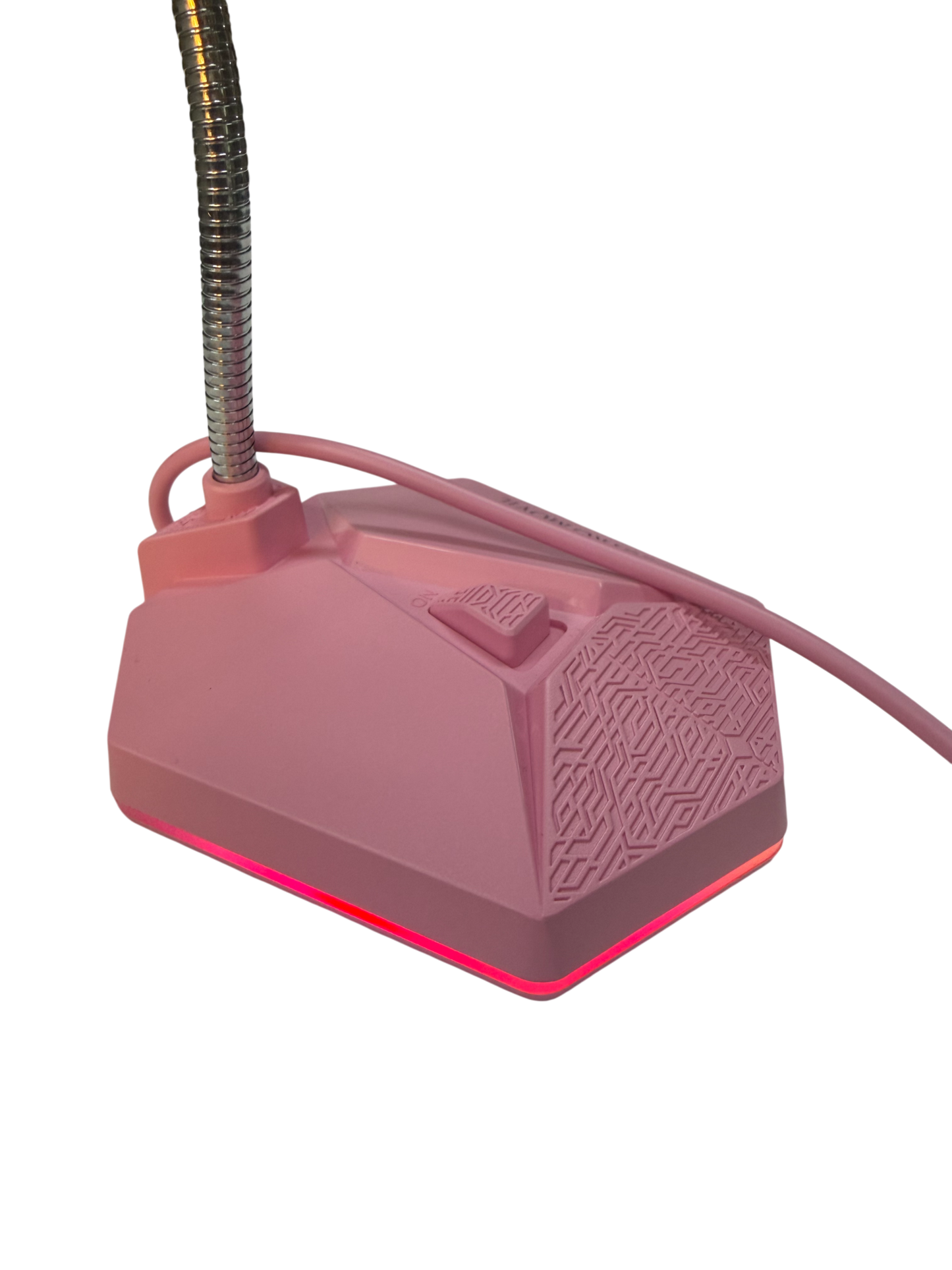 Micrófono Gamer Condensador Omnidireccional Usb Rgb Rosado – imagen 12