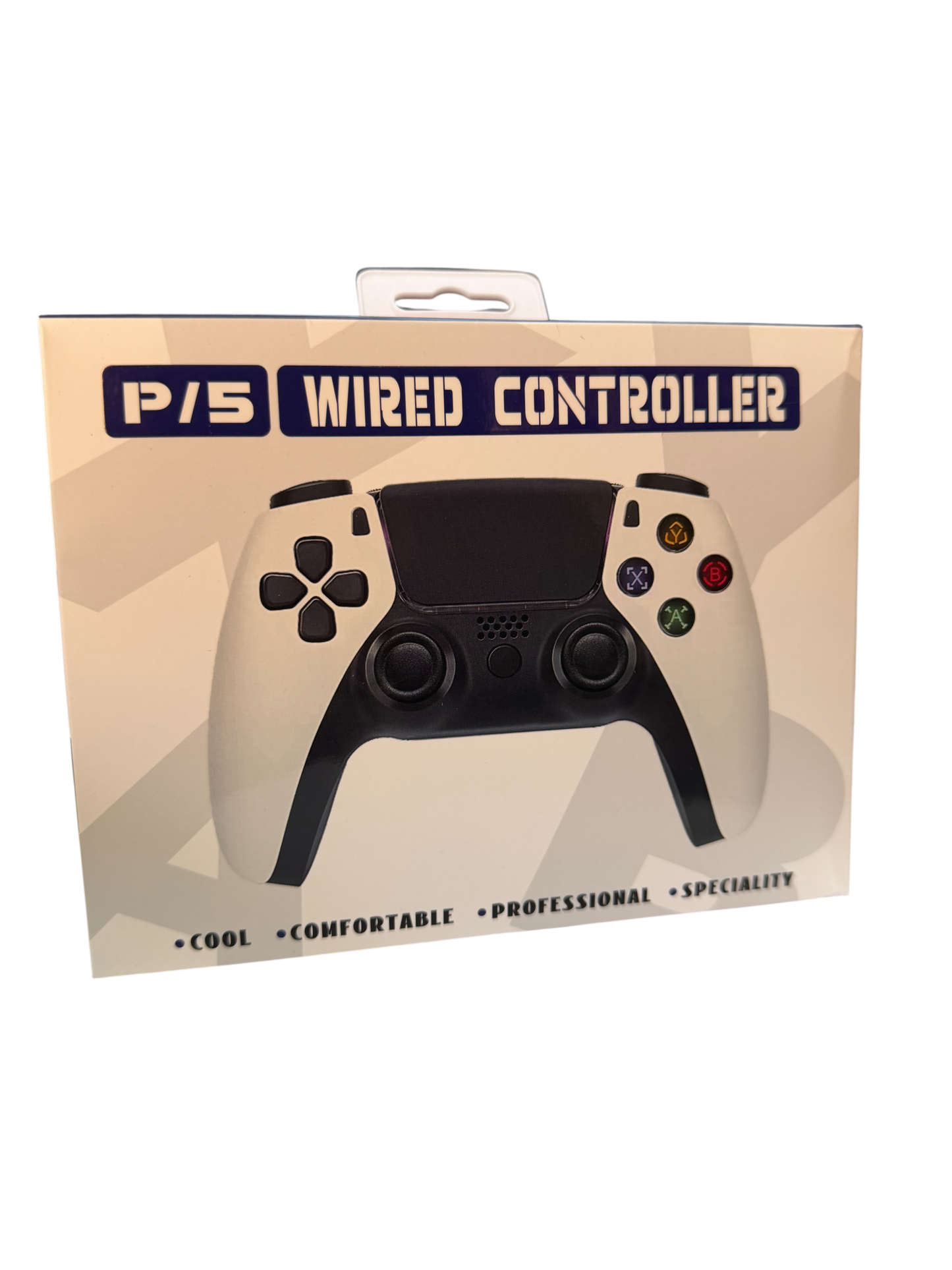 Control Joystick Con Cable Compatible Para PS5 Blanco – imagen 4