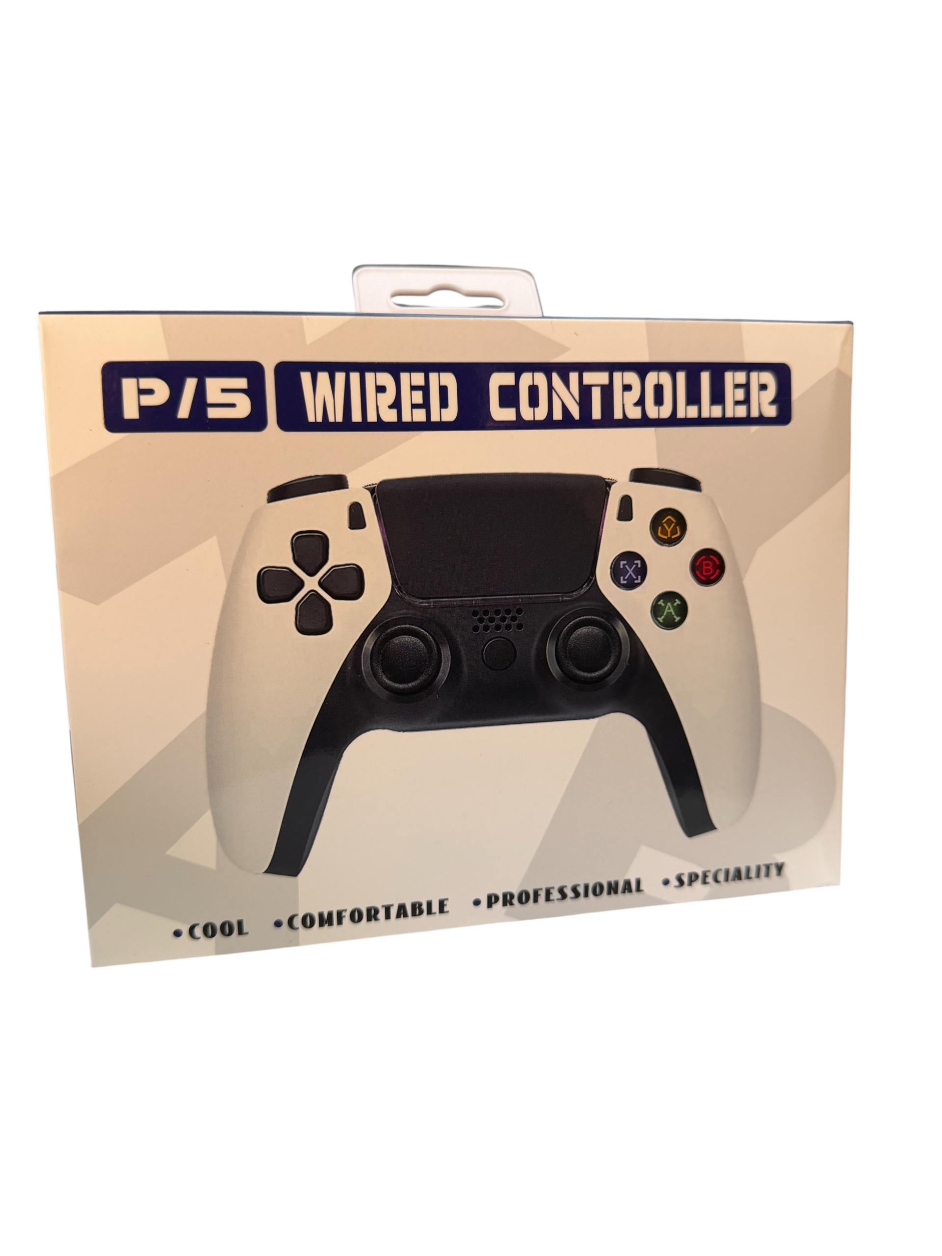 Control Joystick Con Cable Compatible Para PS5 Blanco – imagen 4