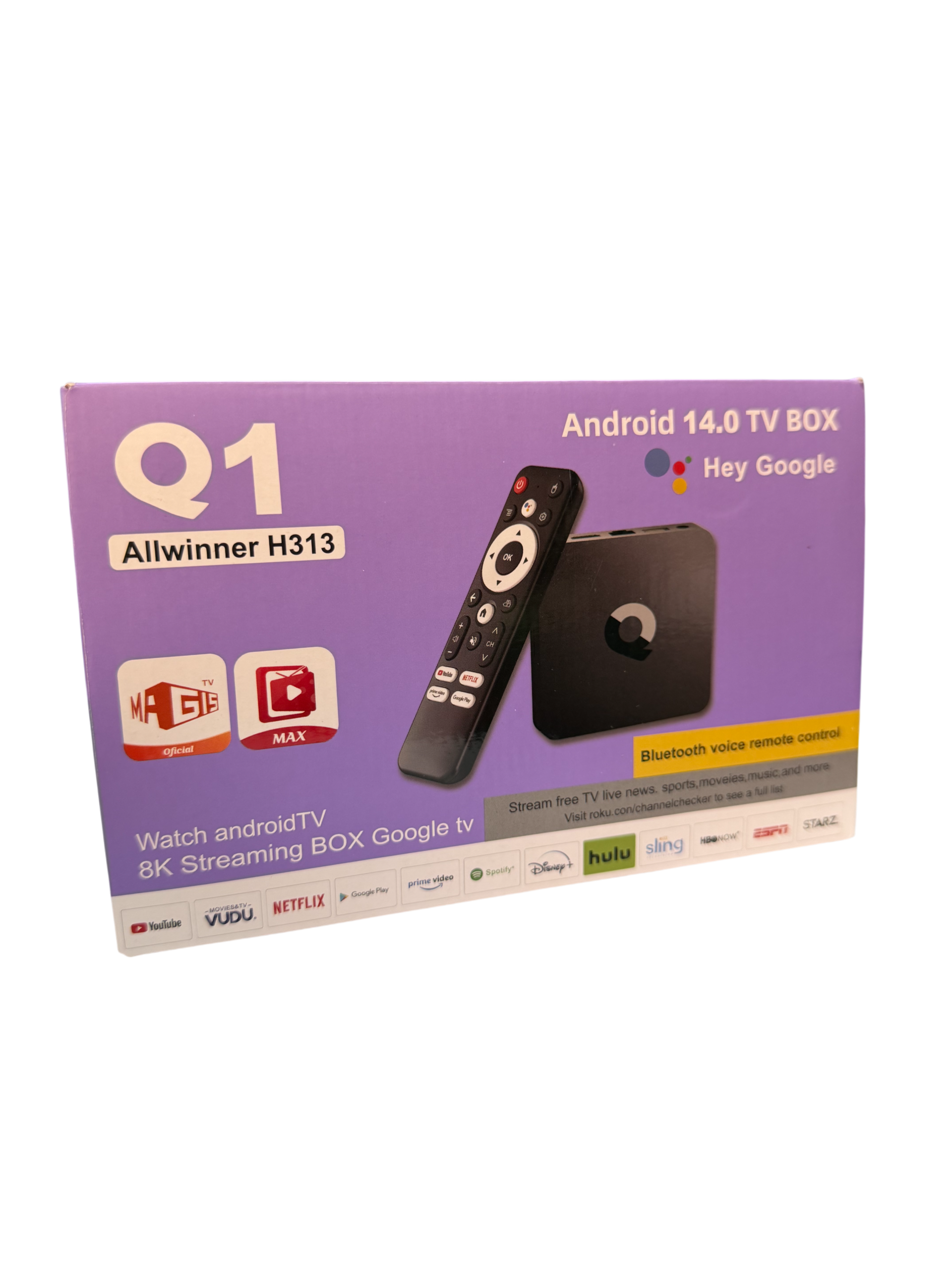 Android TV Box Android 14.0 Q1 8k 128 Gb + 8 gb Ram Negro – imagen 3