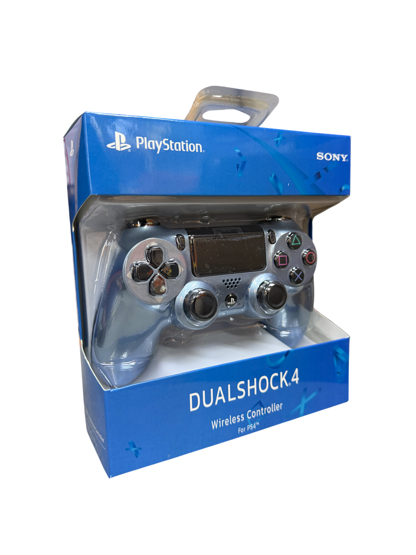 Control Joystick Dualshock PS4 Inalambrico Celeste Metalico – imagen 2
