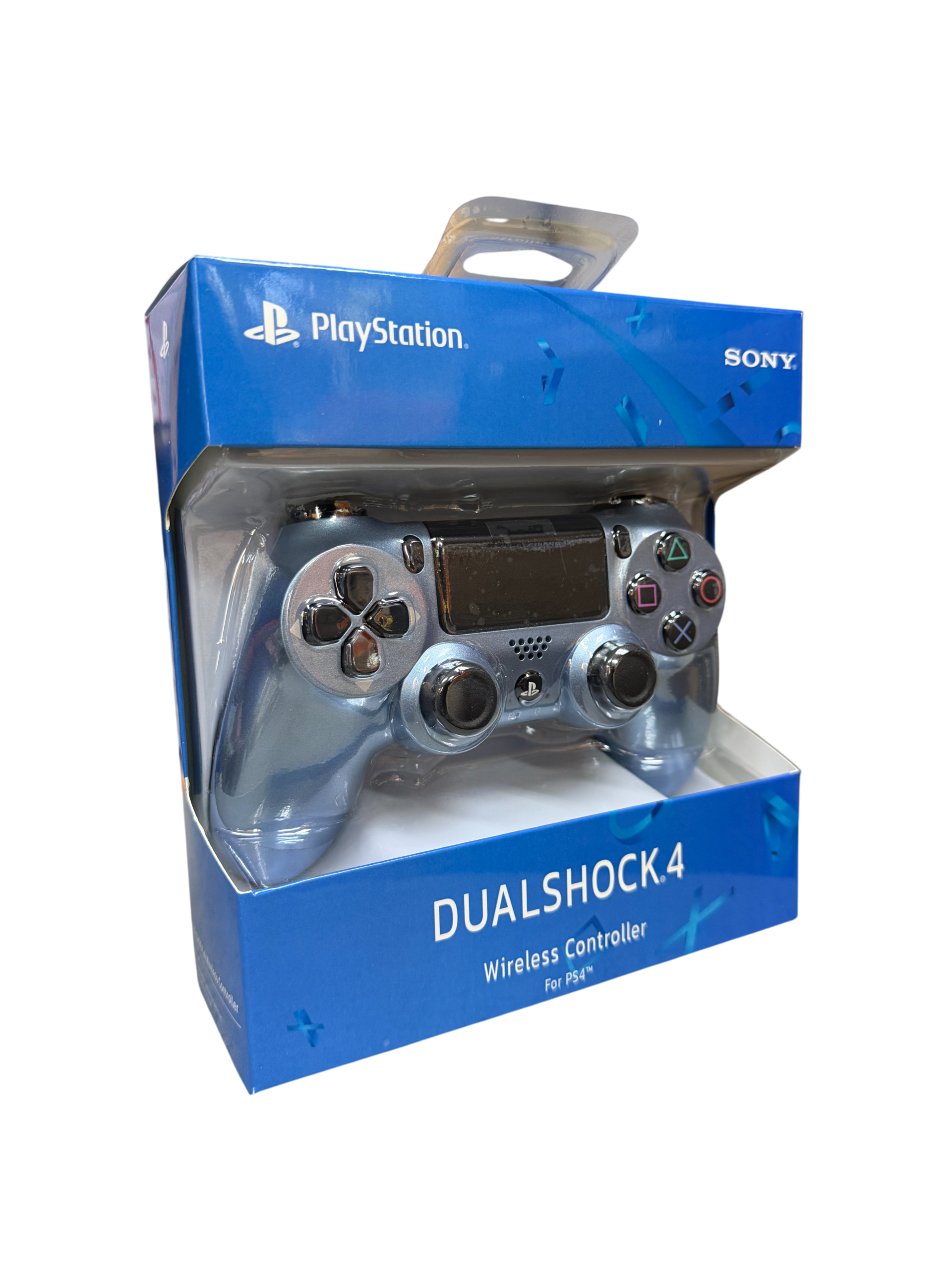 Control Joystick Dualshock PS4 Inalambrico Celeste Metalico – imagen 2