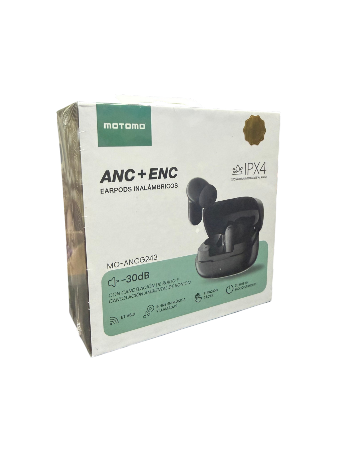 Audífonos In Ear Bluetooth Motomo Mo-ancg243 Anc Negro – imagen 2