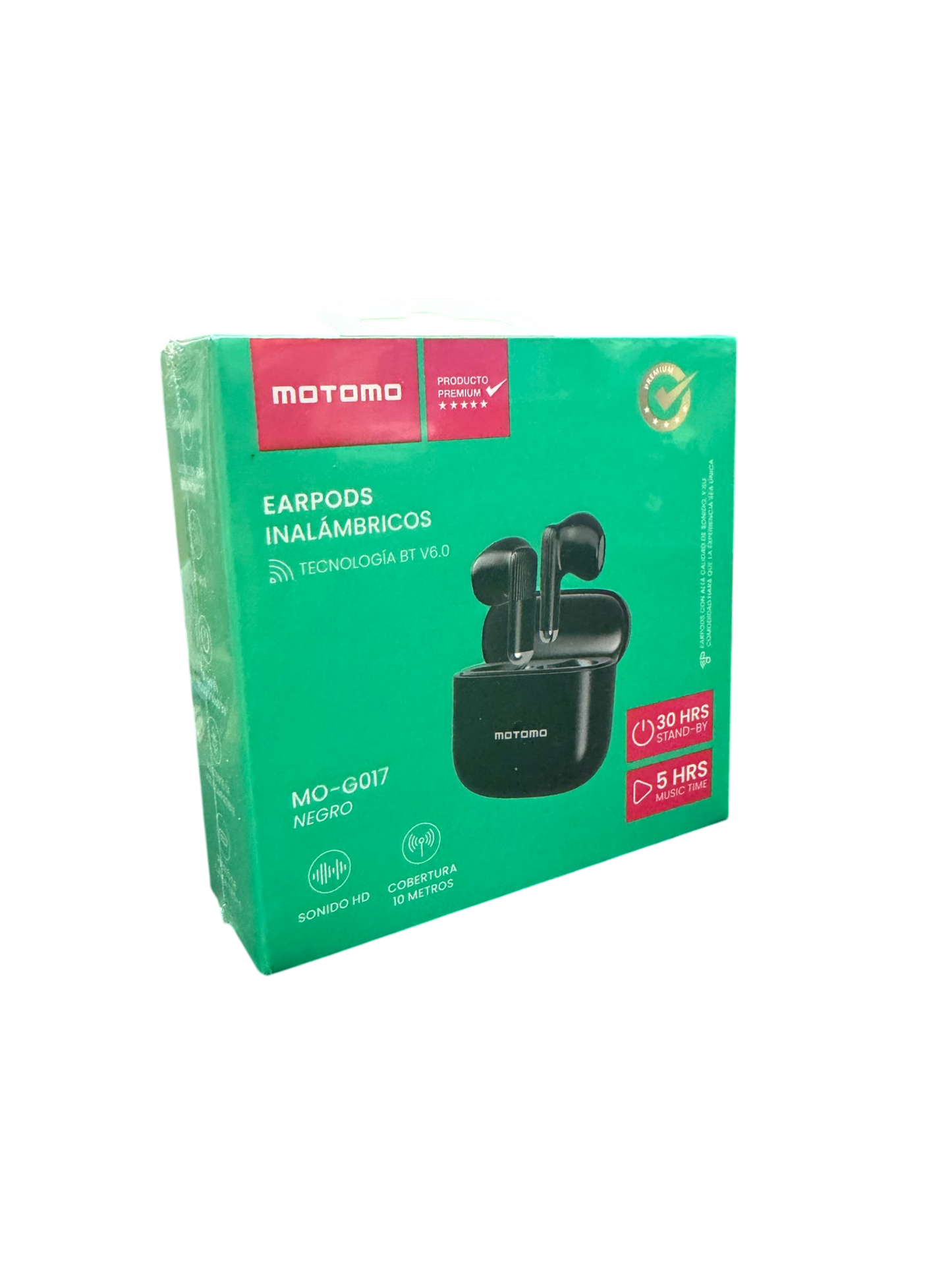 Audífonos In Ear Bluetooth Motomo Mo-G017 Negro – imagen 2
