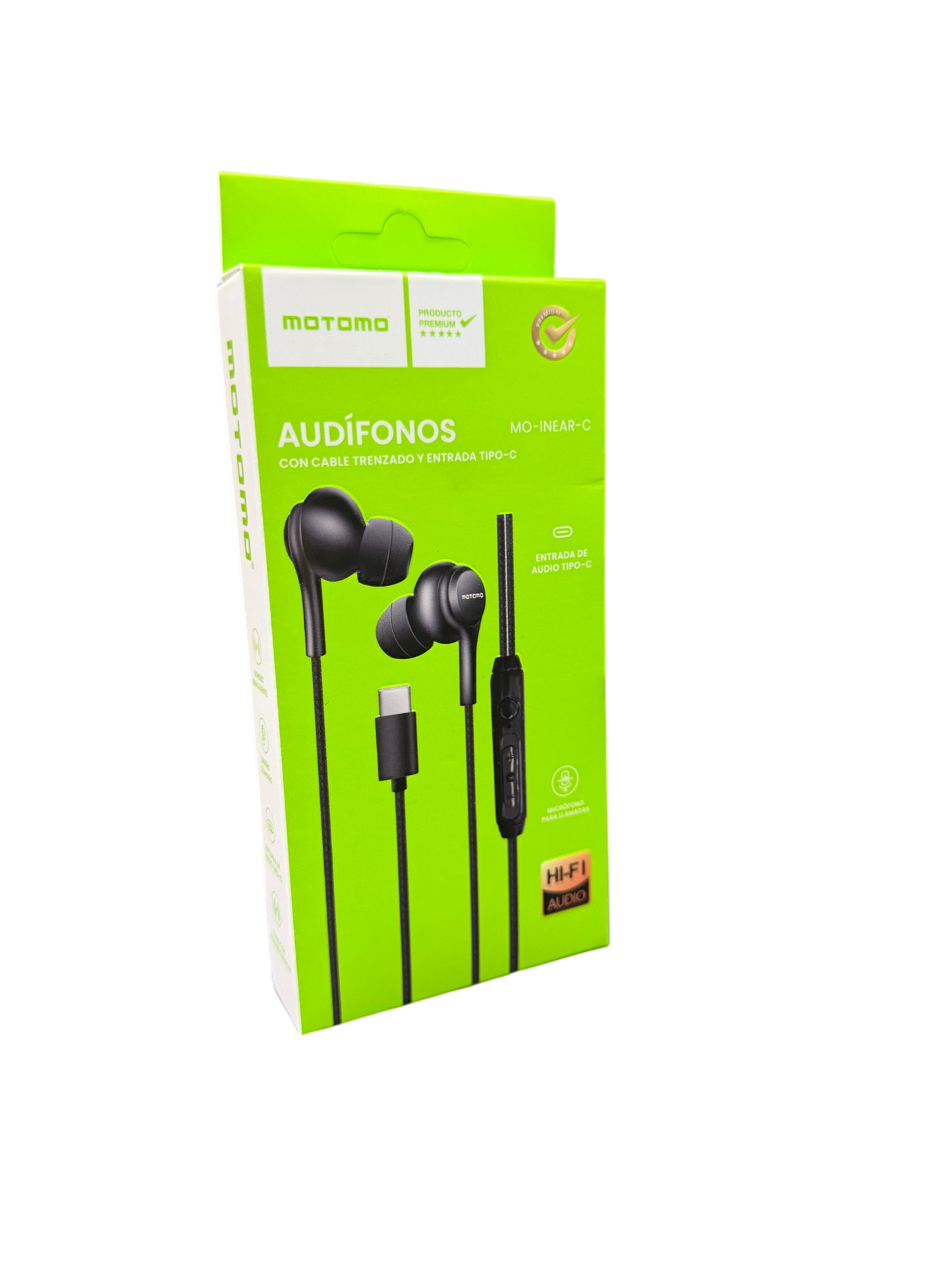 Audífonos In ear Motomo Mo-inear-c Tipo C Negro – imagen 2