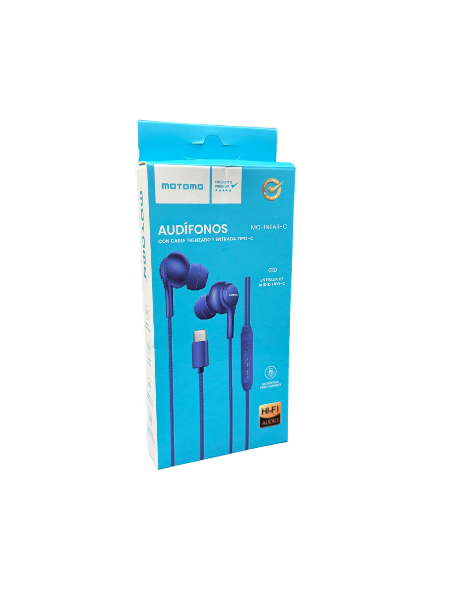 Audífonos In ear Motomo Mo-inear-c Tipo C Azul – imagen 2