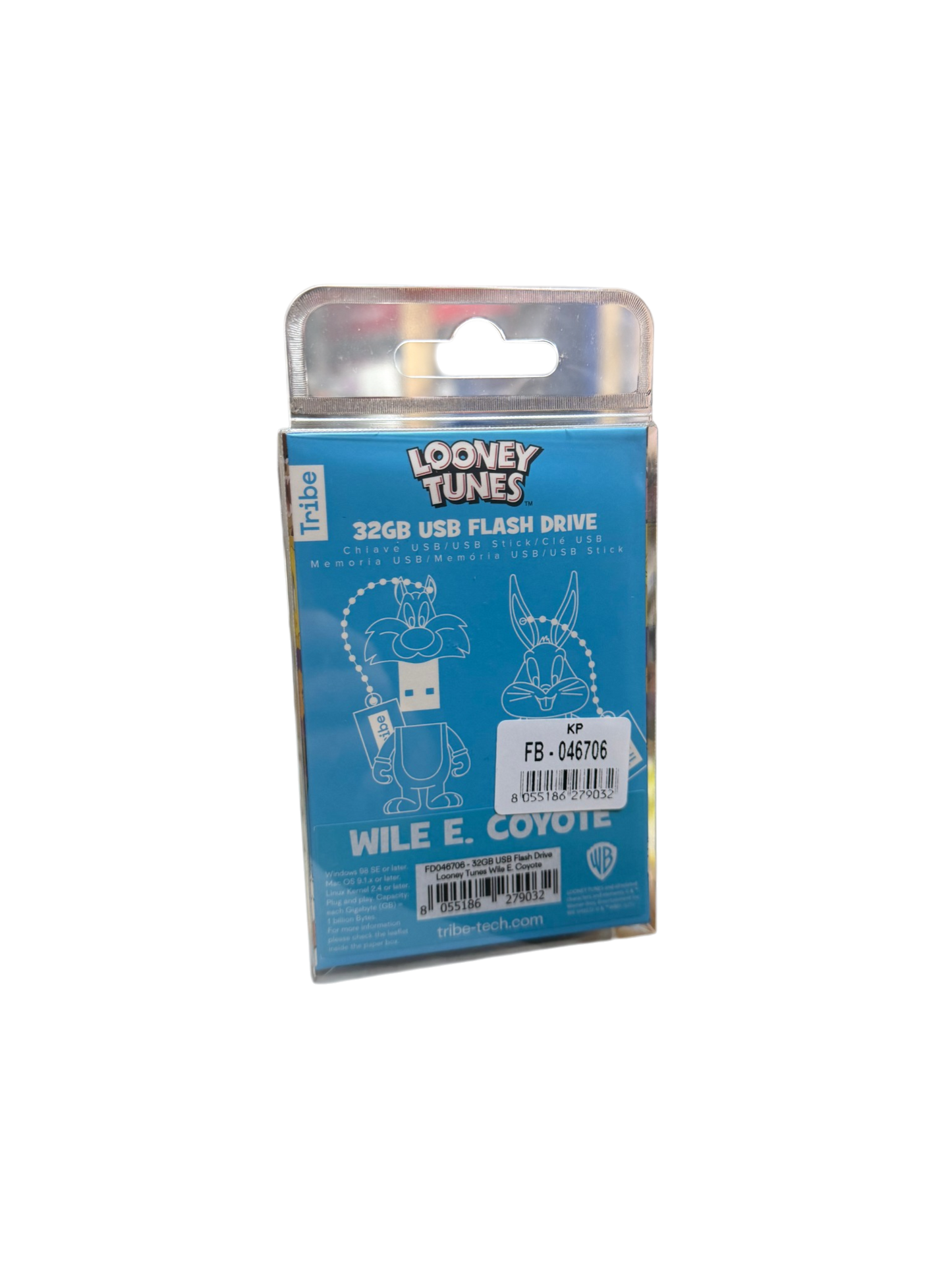 Pendrive Usb 2.0 Flash Drive Looney Tunes 32 Gb Coyote – imagen 3