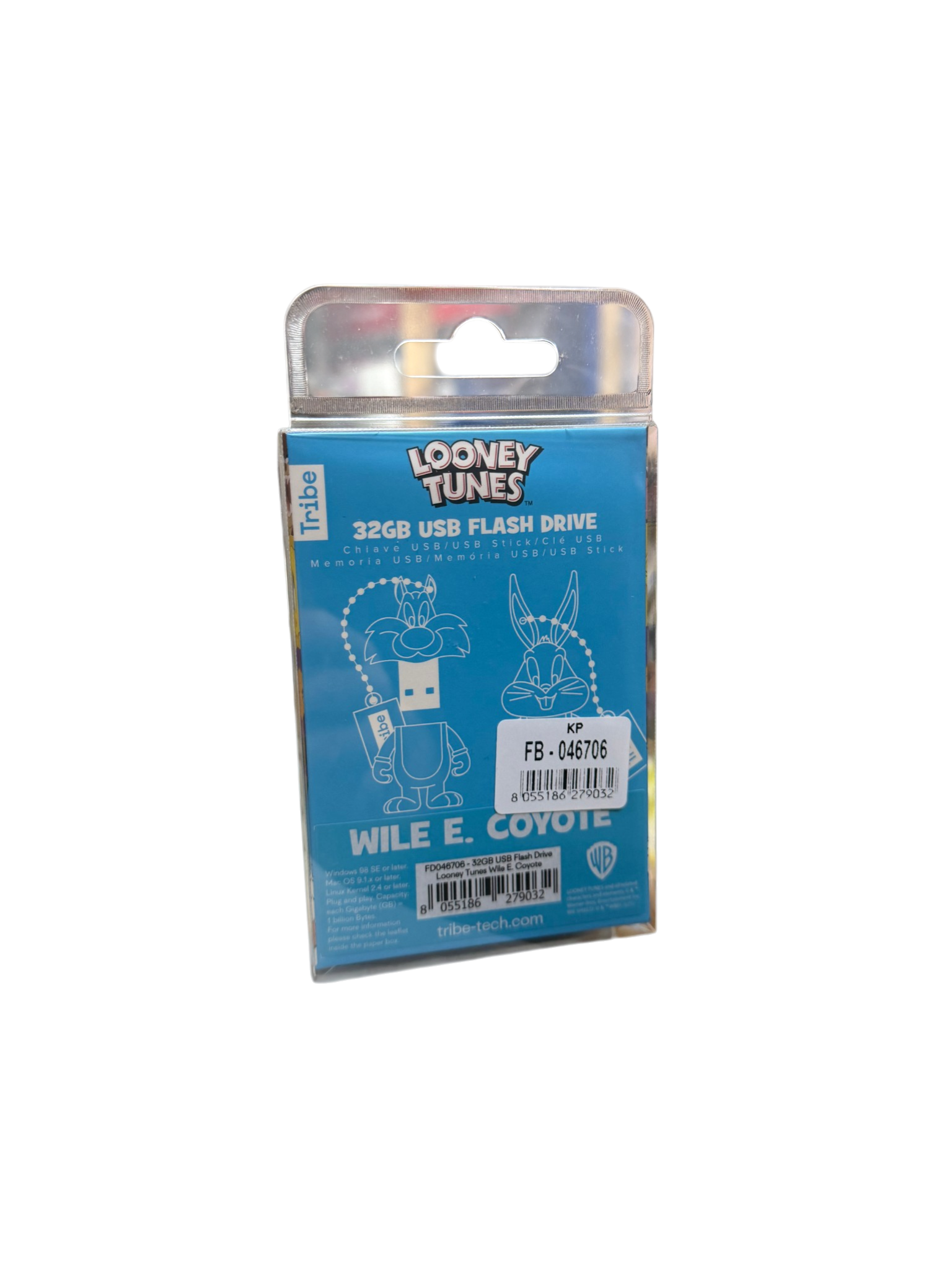 Pendrive Usb 2.0 Flash Drive Looney Tunes 32 Gb Coyote – imagen 3