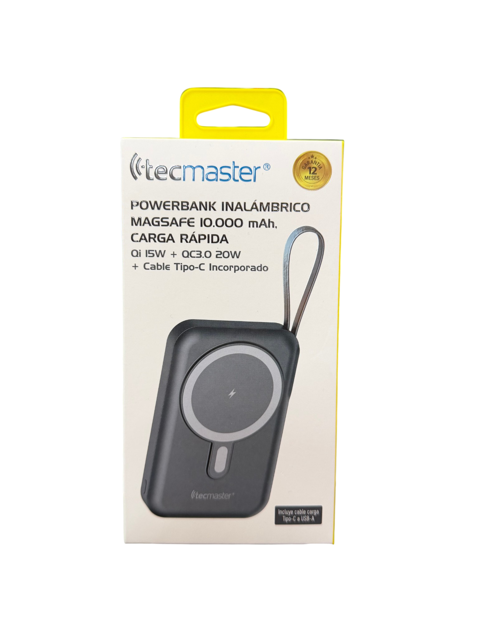 Powerbank Carga Rapida Magsafe Tecmaster TM-200568 10000 Mah Gris – imagen 2