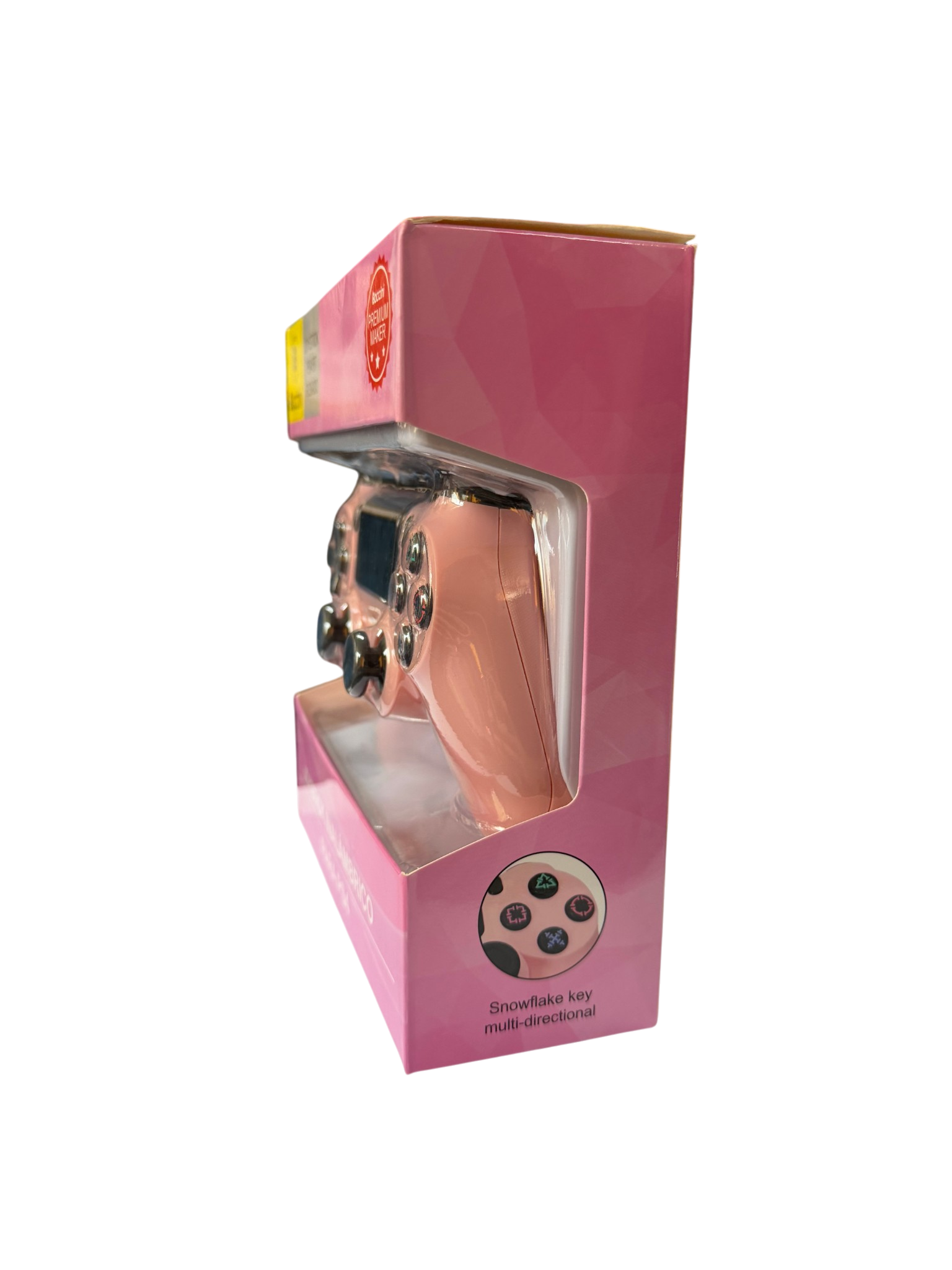 Control Inalambrico Ps4 Boccini Double Shock Color Rosado – imagen 3