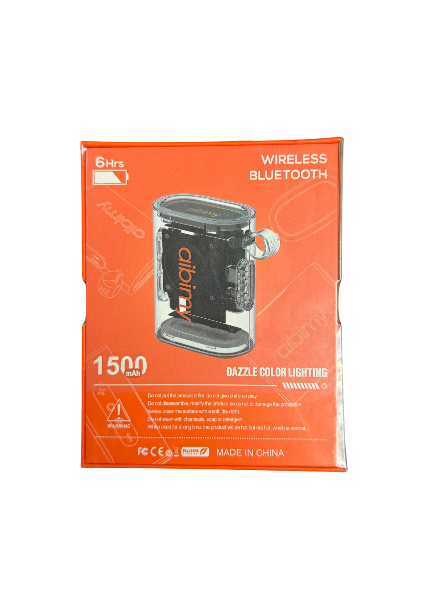 Parlante Inalambrico Bluetooth Aibimy Pequeño My135bt Negro – imagen 2