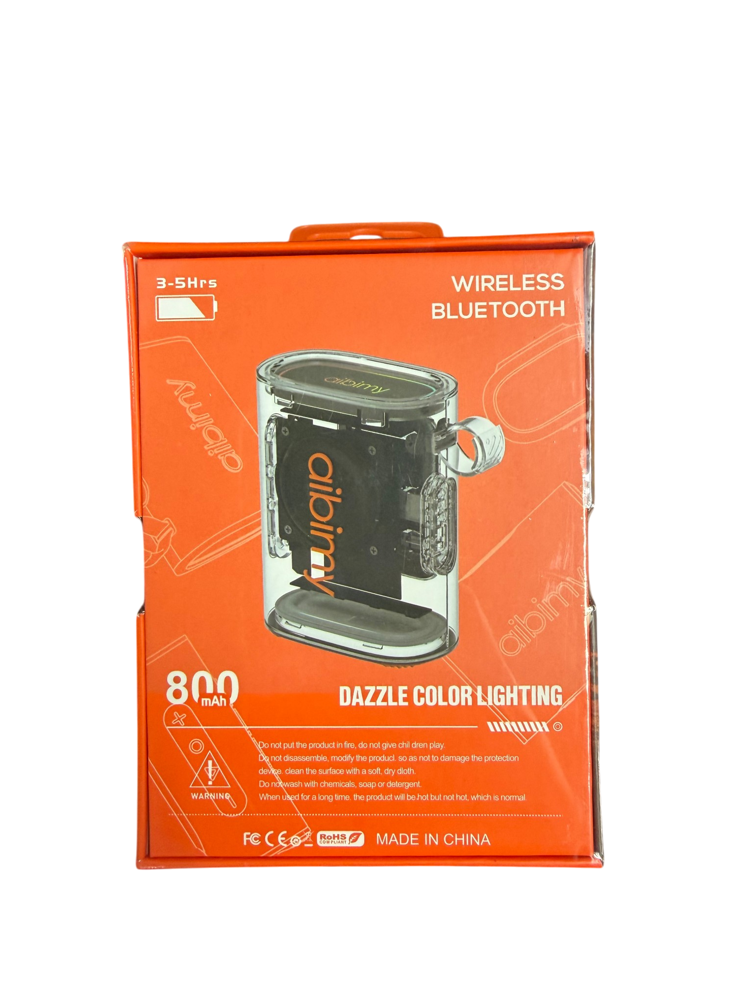 Parlante Inalambrico Bluetooth Aibimy Pequeño My234bt Negro – imagen 3