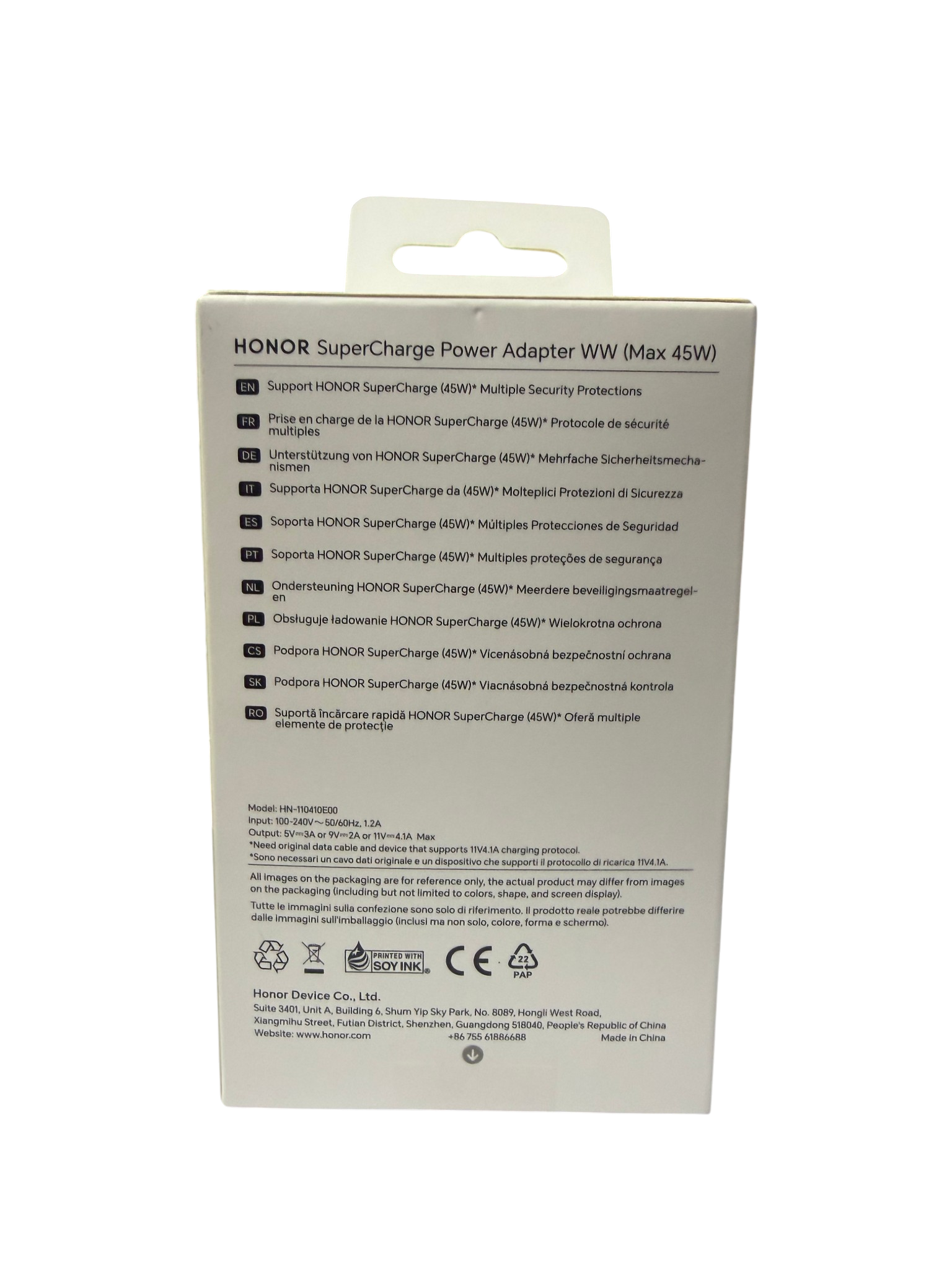 Cargador Carga Rapida Original Honor Supercharge 45w Blanco – imagen 6