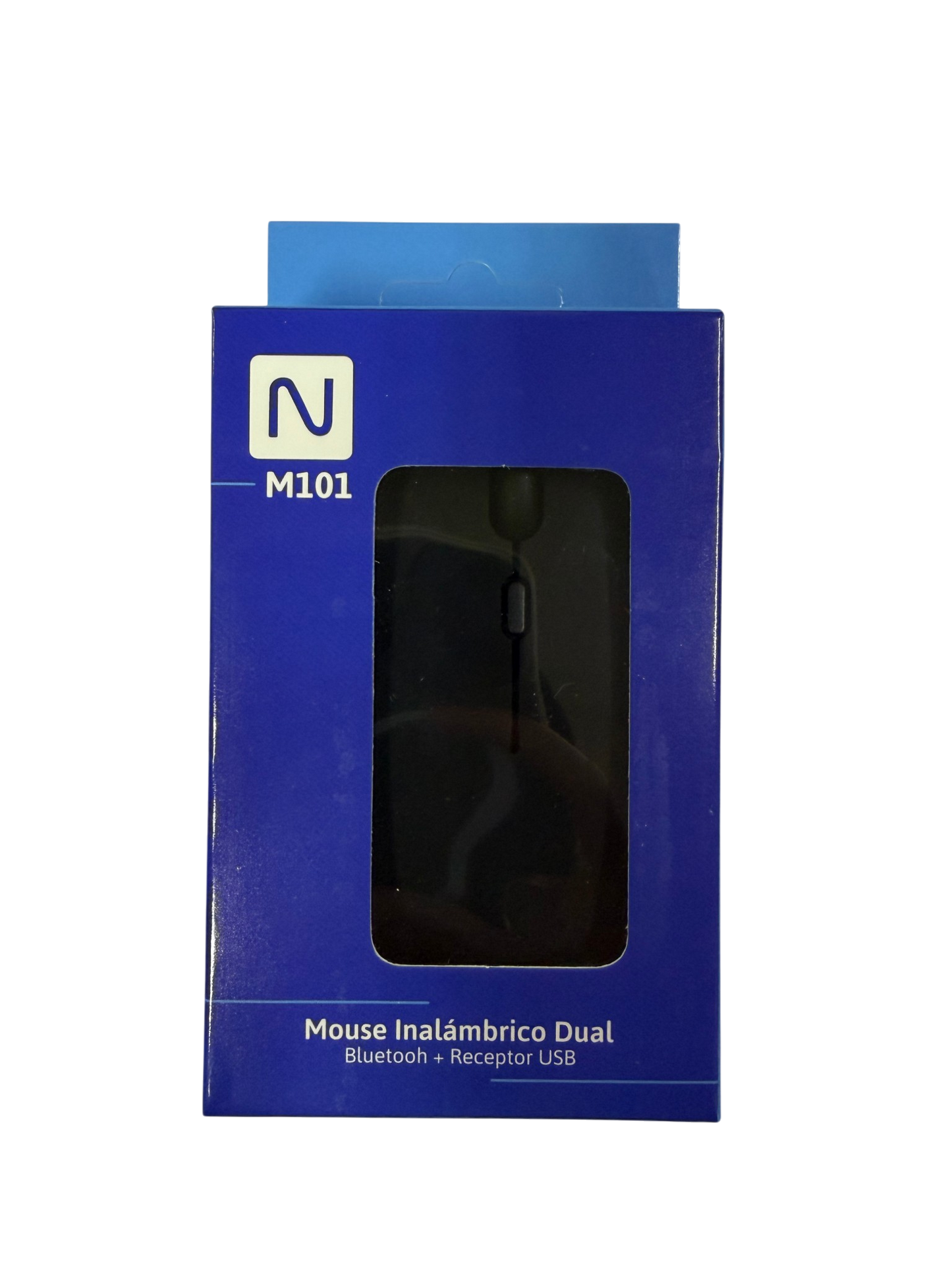 Mouse Inalambrico Dual Silencioso Recargable M101 Negro – imagen 3