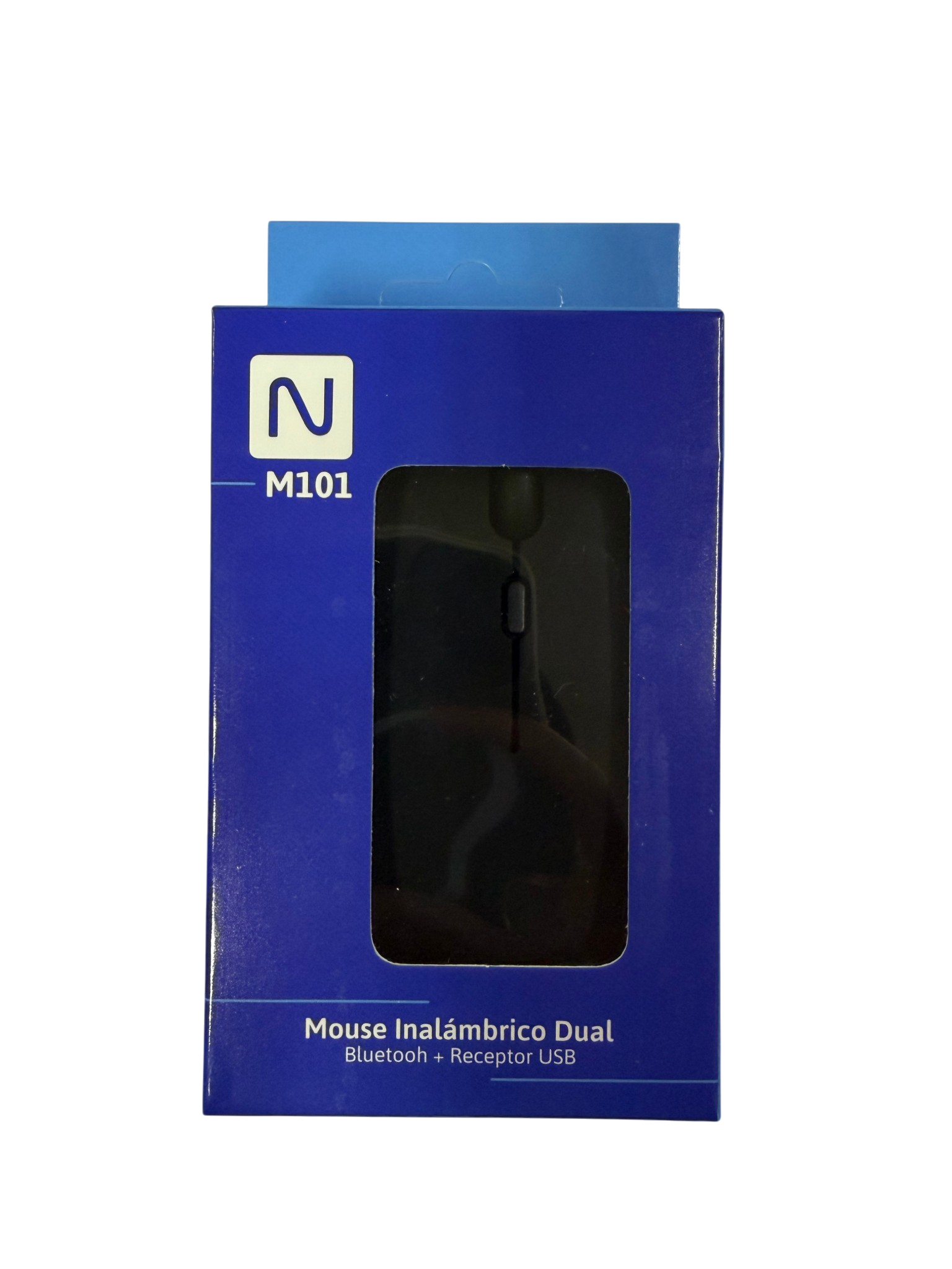 Mouse Inalambrico Dual Silencioso Recargable M101 Negro – imagen 3