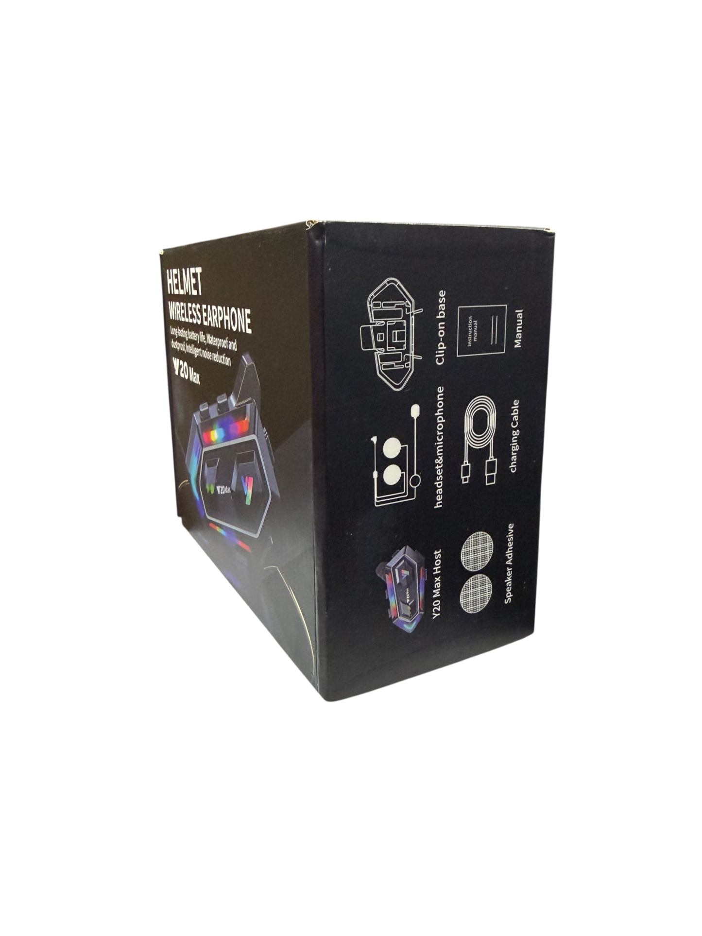Intercomunicador Para Casco Moto Bluetooth Moto Y20 Max Negro