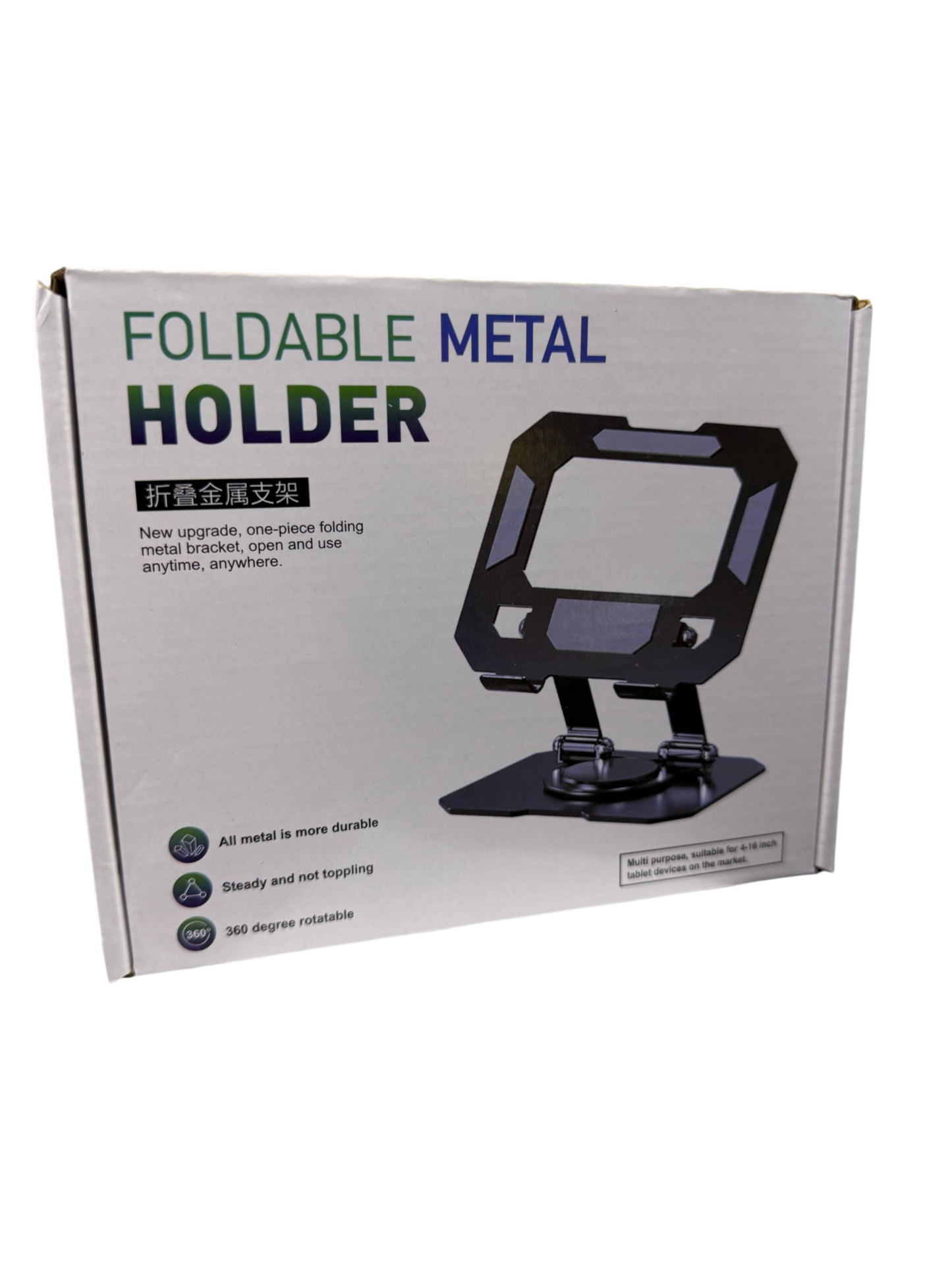 Soporte Escritorio Metalico 360 Inclinable Para Tablet