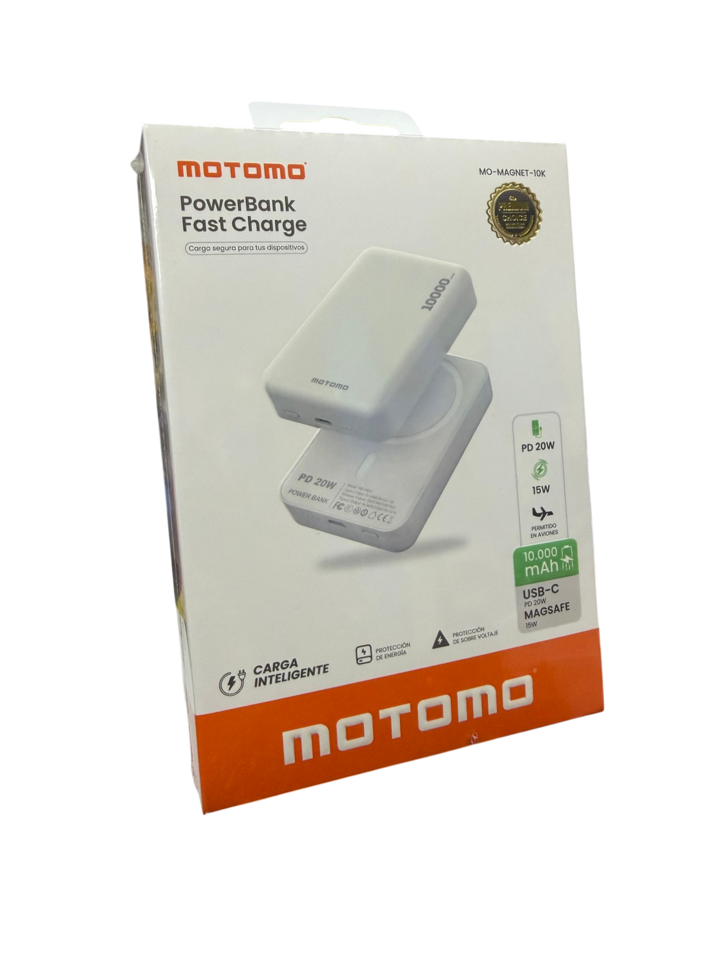 Powerbank Carga Rápida Motomo para MagSafe 5000mAh Blanco