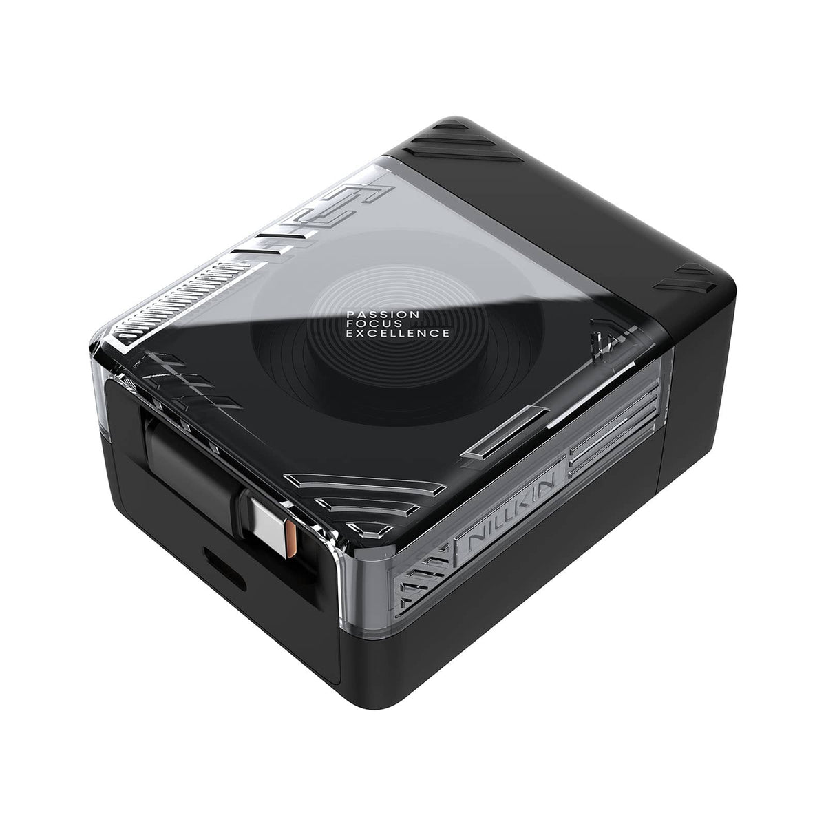 Cargador Nillkin IceCore 65W GaN retráctil