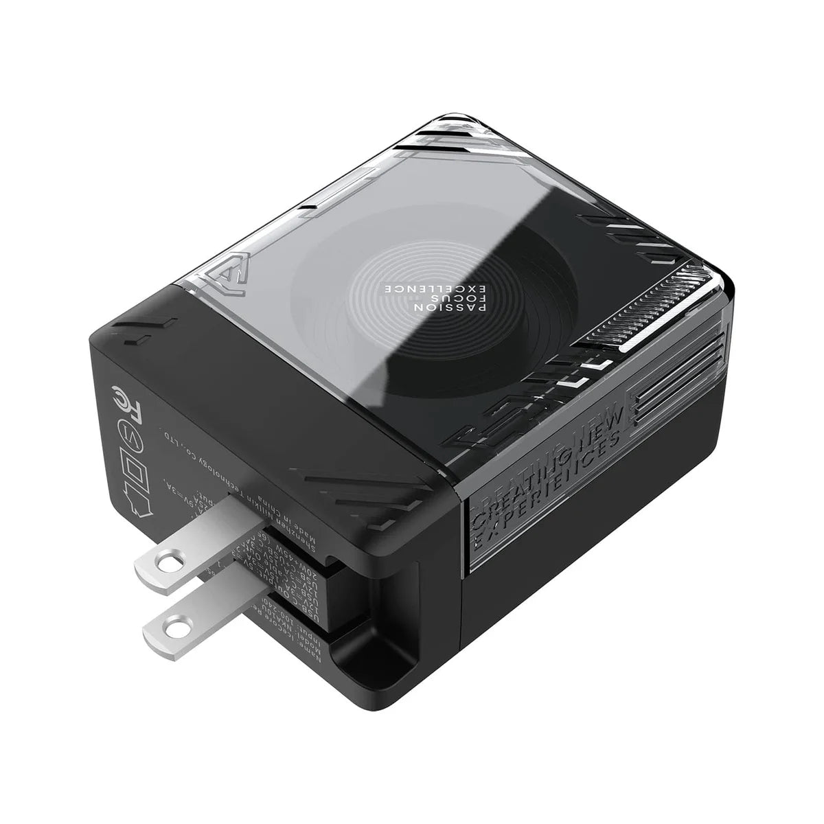 Cargador Nillkin IceCore 65W GaN con Cable USB-C Retráctil