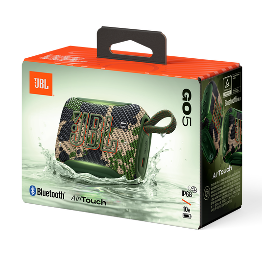 Parlante Bluetooth JbL Go 5 Ip68 4.8w 10 Horas Camuflado Verde – imagen 2