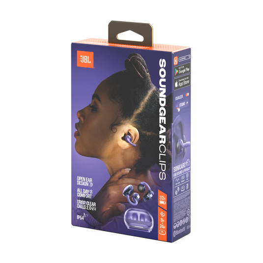Audífonos Bluetooth Jbl Soundgear Clips Morado – imagen 3