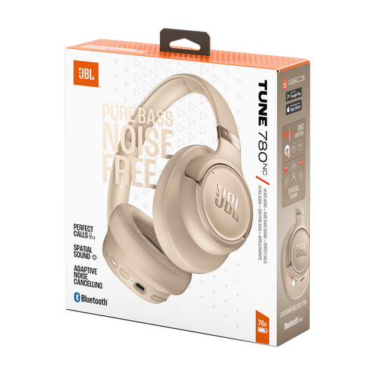 Audífonos Bluetooth Jbl Tune 780 Anc Pure Bass Dorado – imagen 2