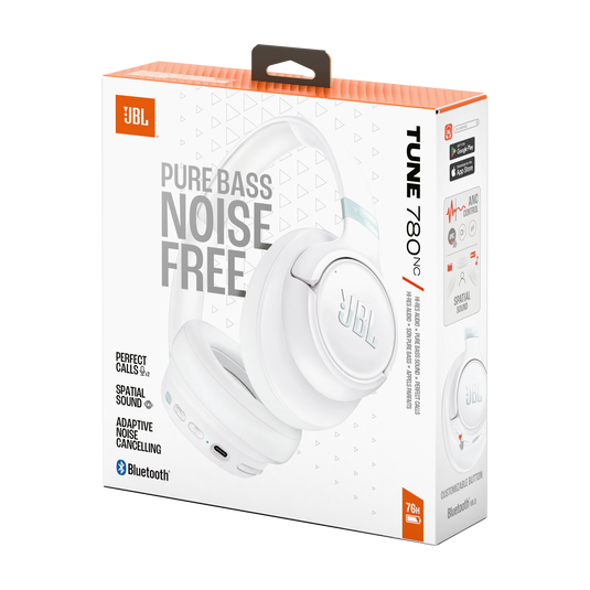 Audífonos Bluetooth Jbl Tune 780 Anc Pure Bass Blanco – imagen 3