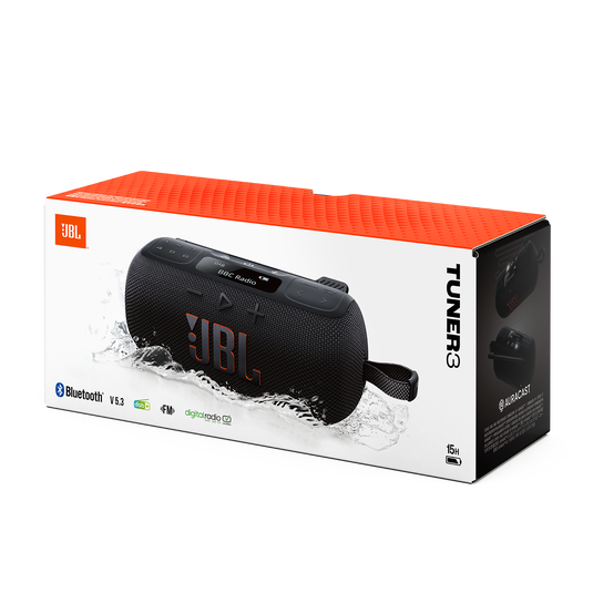 Parlante Bluetooth Jbl tune 3 Radio Portatil Am fm Negro – imagen 2
