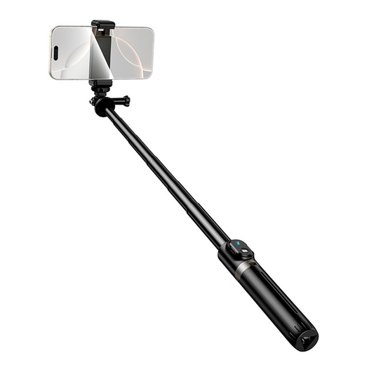 Baston Selfie Tripode 4 en 1 Hoco K101 Negro