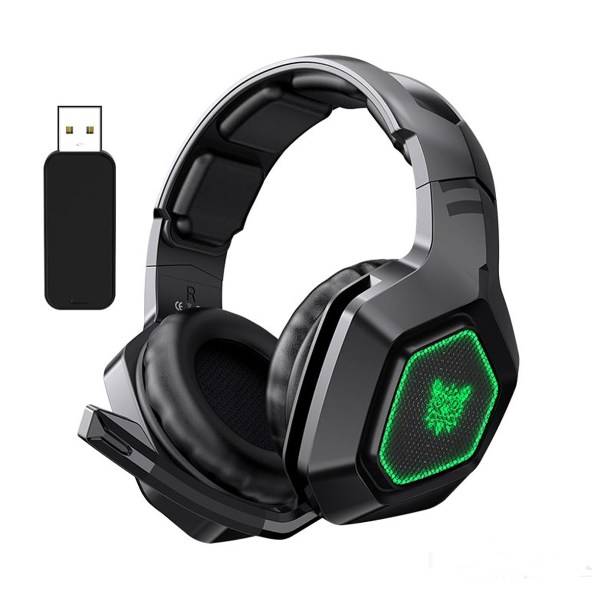 Audifonos Gamer Onikuma K10 Inalámbrico 2.4ghz Pc Ps4 Switch Negro