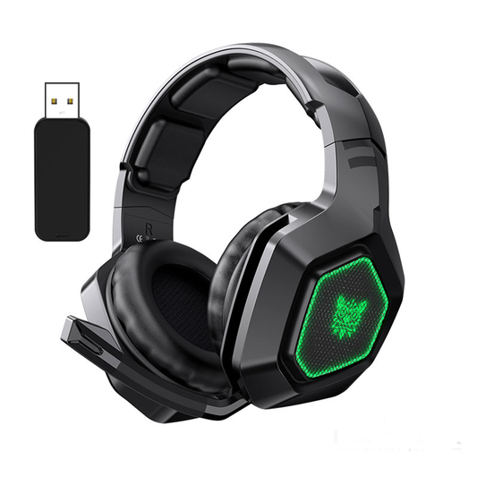 Audifonos Gamer Onikuma K10 Inalámbrico 2.4ghz Pc Ps4 Switch Negro