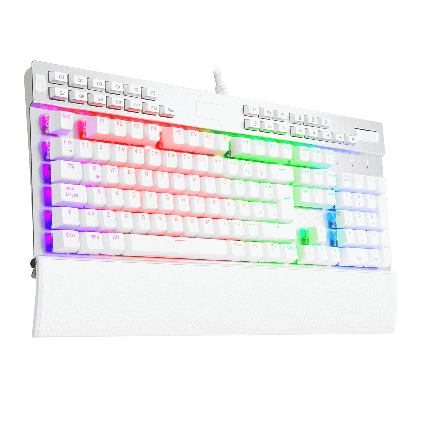 Teclado Gamer Mecanico Redragon Yama K550 Blanco – imagen 2