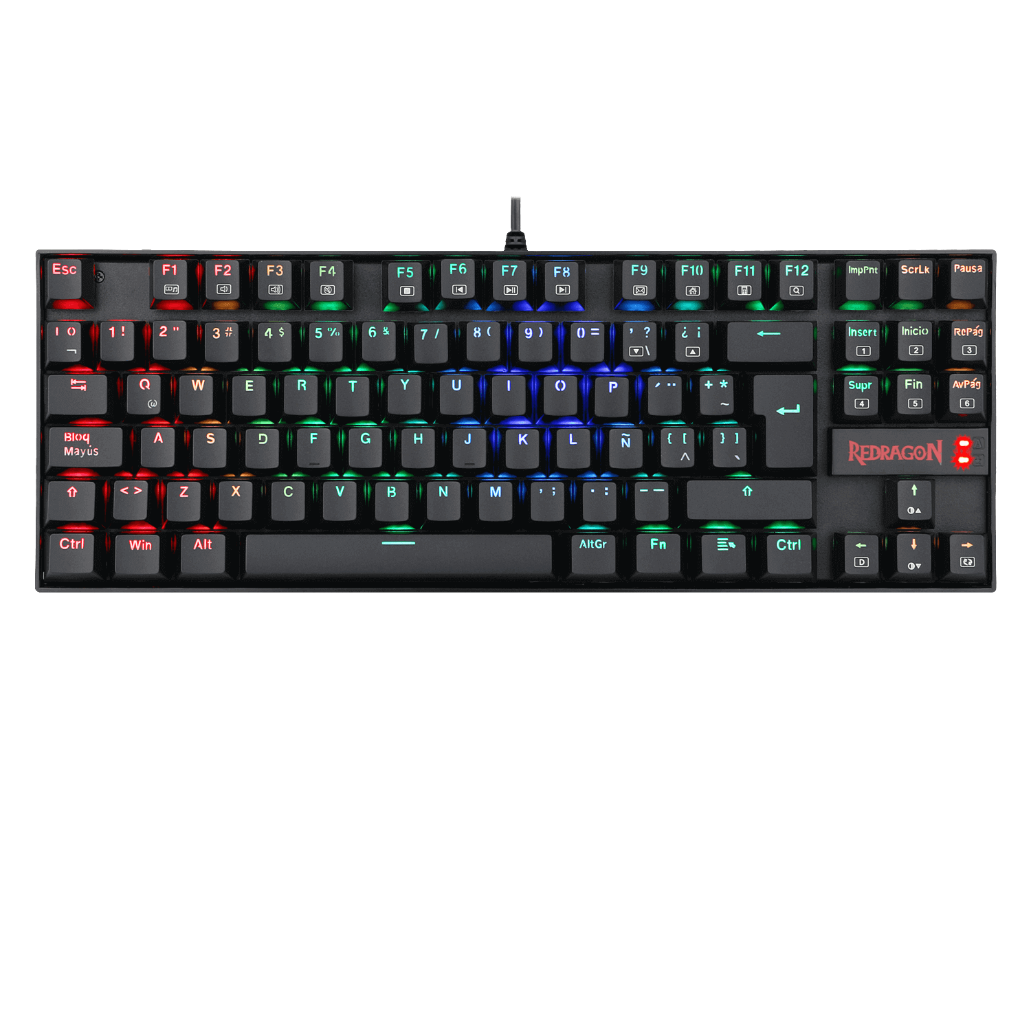 Teclado Gamer Mecanico Redragon Kumara K552 Rgb