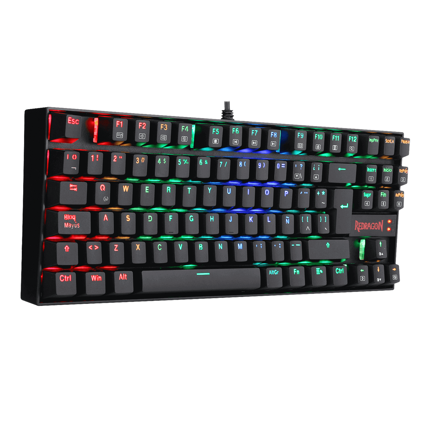 Teclado Gamer Mecanico Redragon Kumara K552 Rgb – imagen 2