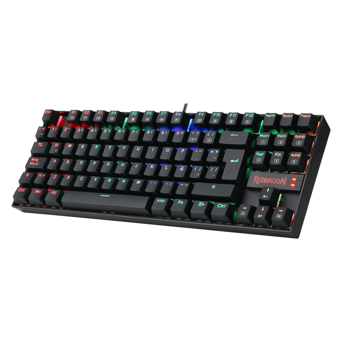 Teclado Gamer Mecanico Redragon Kumara K552 Rgb – imagen 3