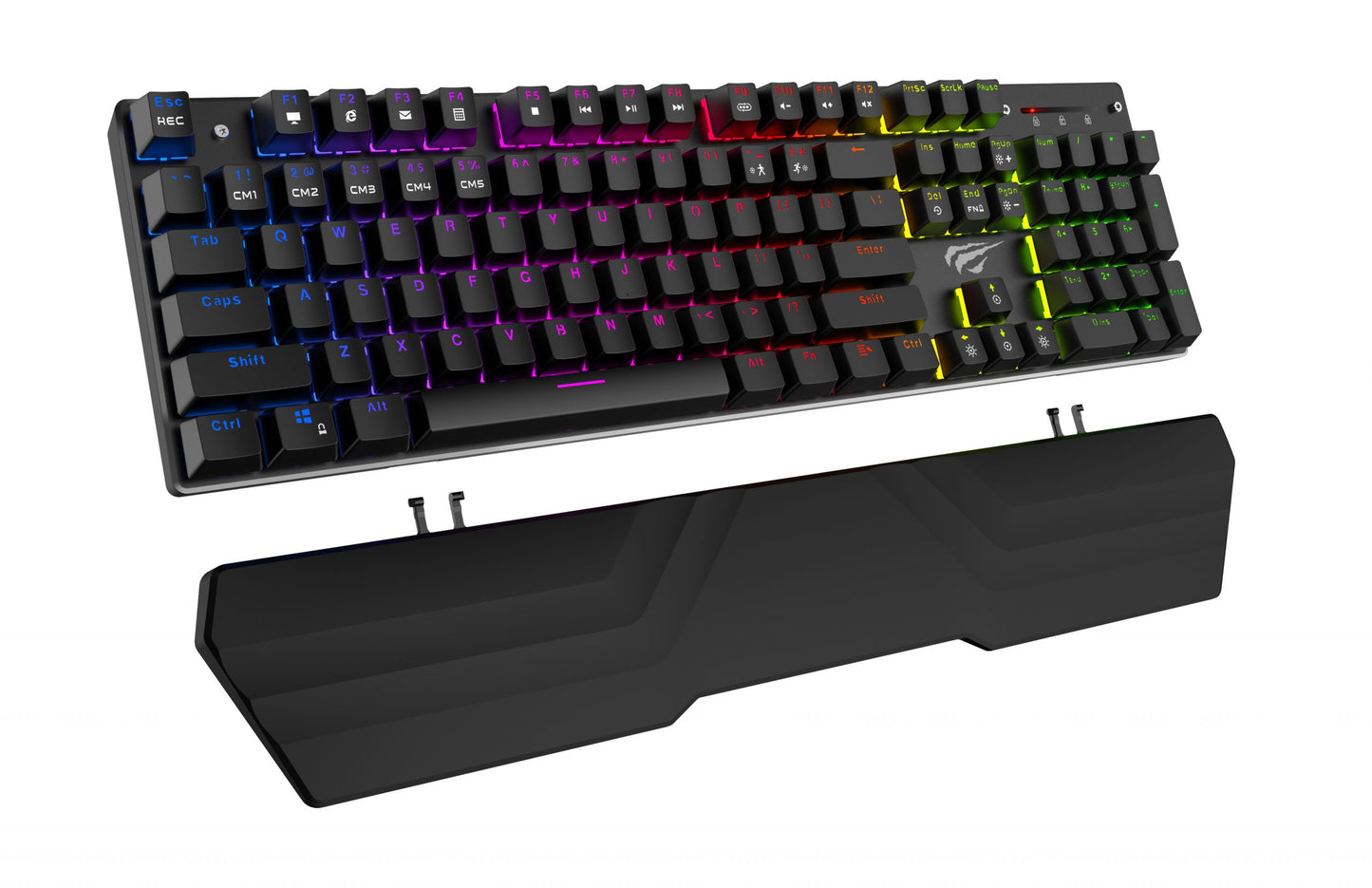Teclado Gamer Mecanico Gamenote KB432L RGB Negro – imagen 4